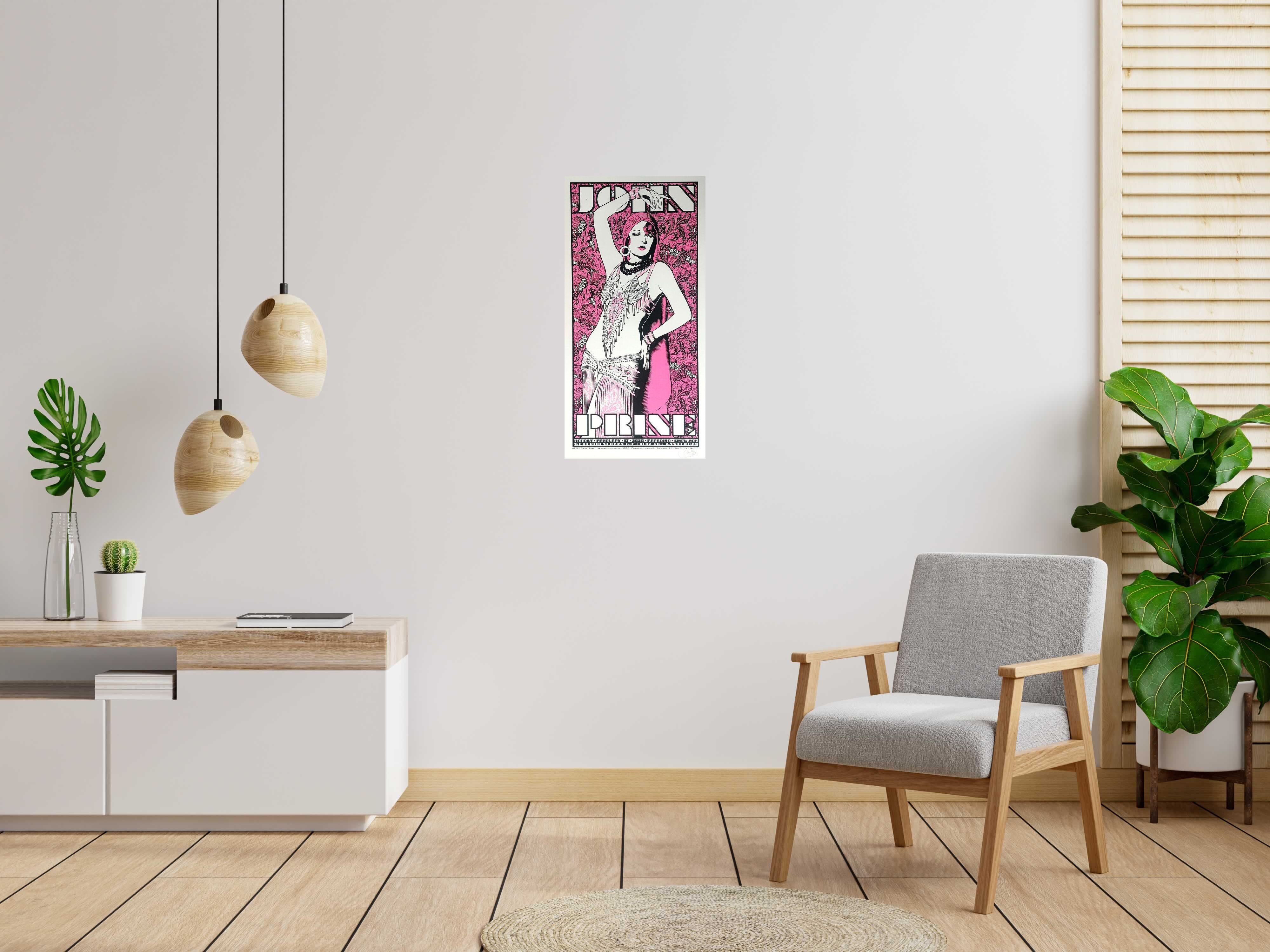 Editions d'art de CHUCK SPERRY a pour titre  JOHN PRINE TEST ROSE style figuratif dim : CHUCK SPERRYprix:600