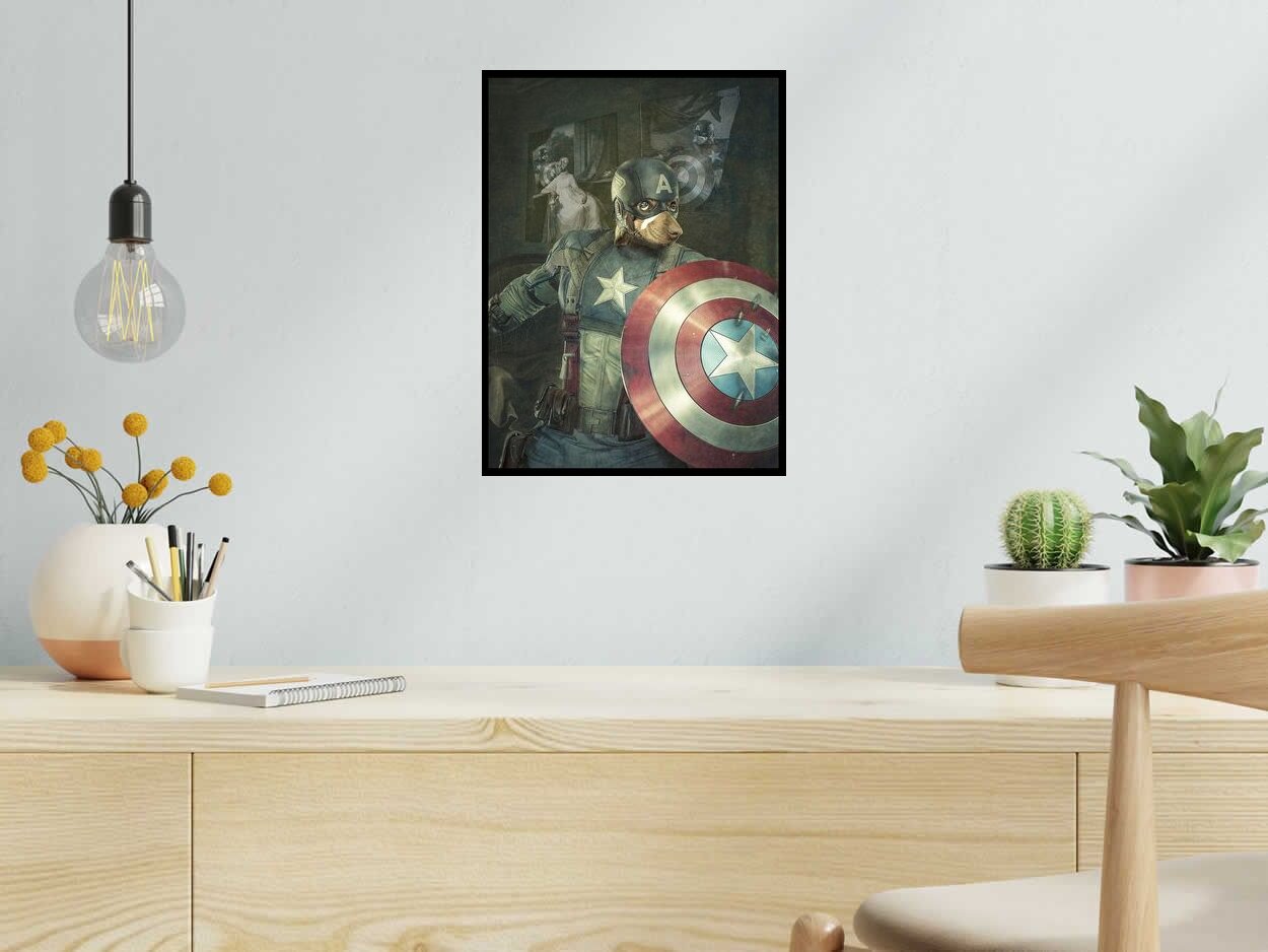 Editions d'art de OliR a pour titre  Captain Doggy style grapique, figurative dim : OliRprix:70