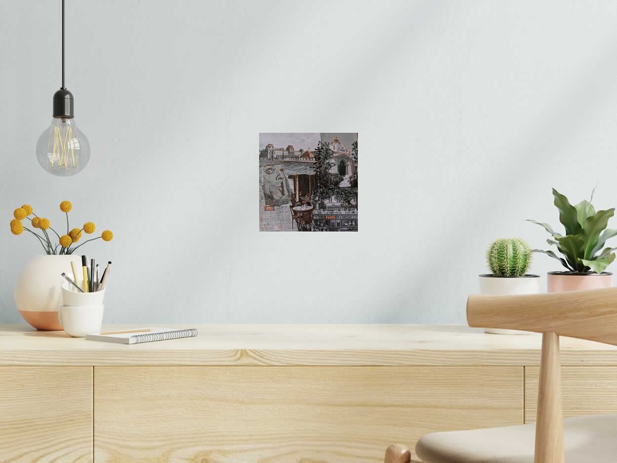 Tableau de VEROE a pour titre  URBAN DAYS style figuratif dim : VEROEprix:90