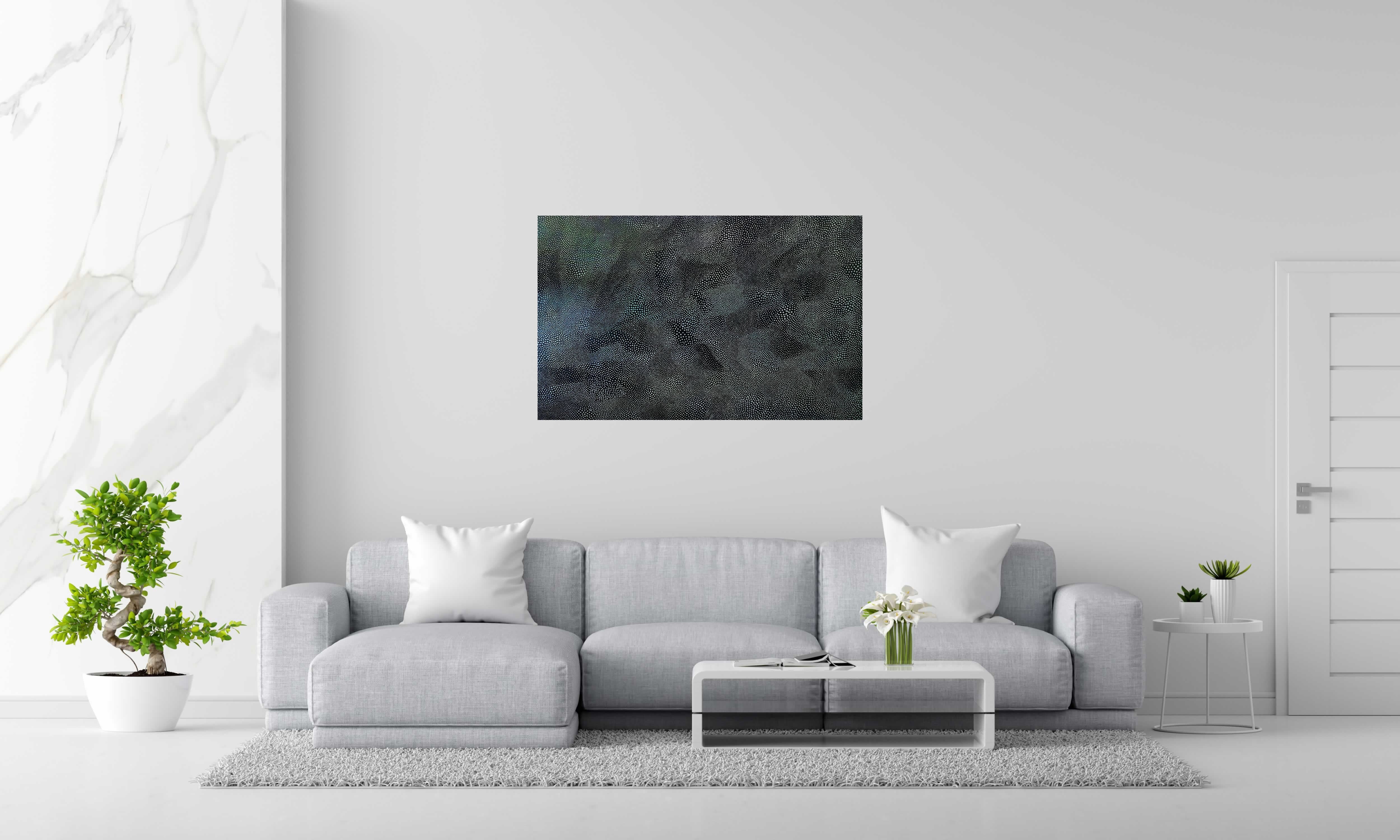 Tableau de NASH a pour titre  Dive in style abstrait dim : NASHprix:1000