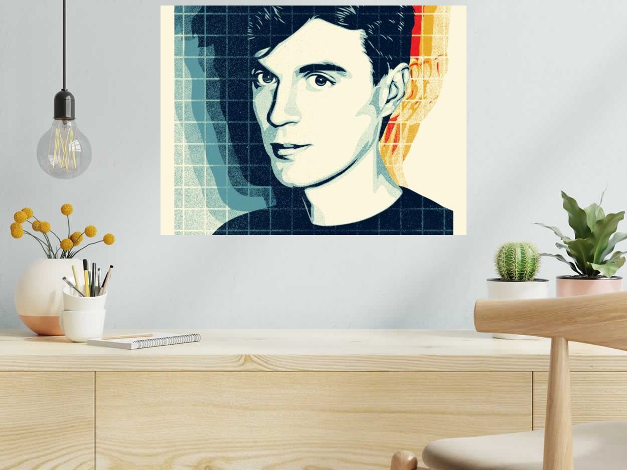 Editions d'art de OBEY : SHEPARD FAIREY  a pour titre  Overloading the grid (David Byrne) style street pop art, graphique dim : OBEY : SHEPARD FAIREY prix:350