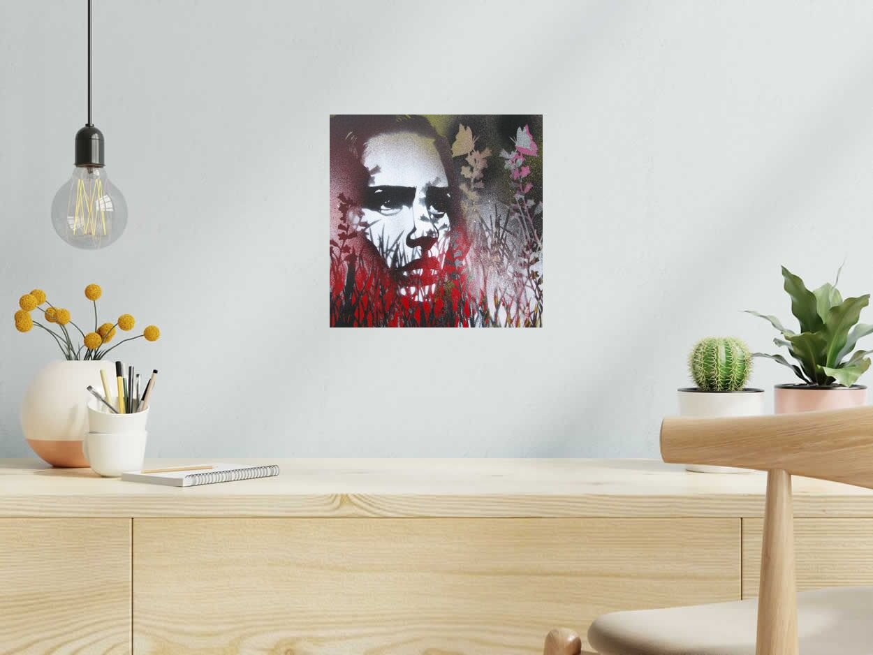 Tableau de KARO TRASS a pour titre  Louison style street pop art, street art dim : KARO TRASSprix:90