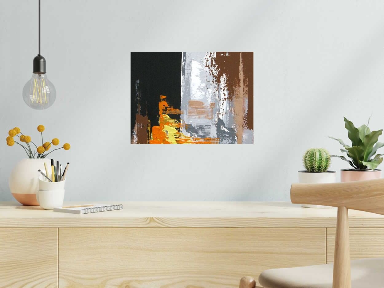 Tableau de FARID AMRAR a pour titre  Fluage style abstrait dim : FARID AMRARprix:200