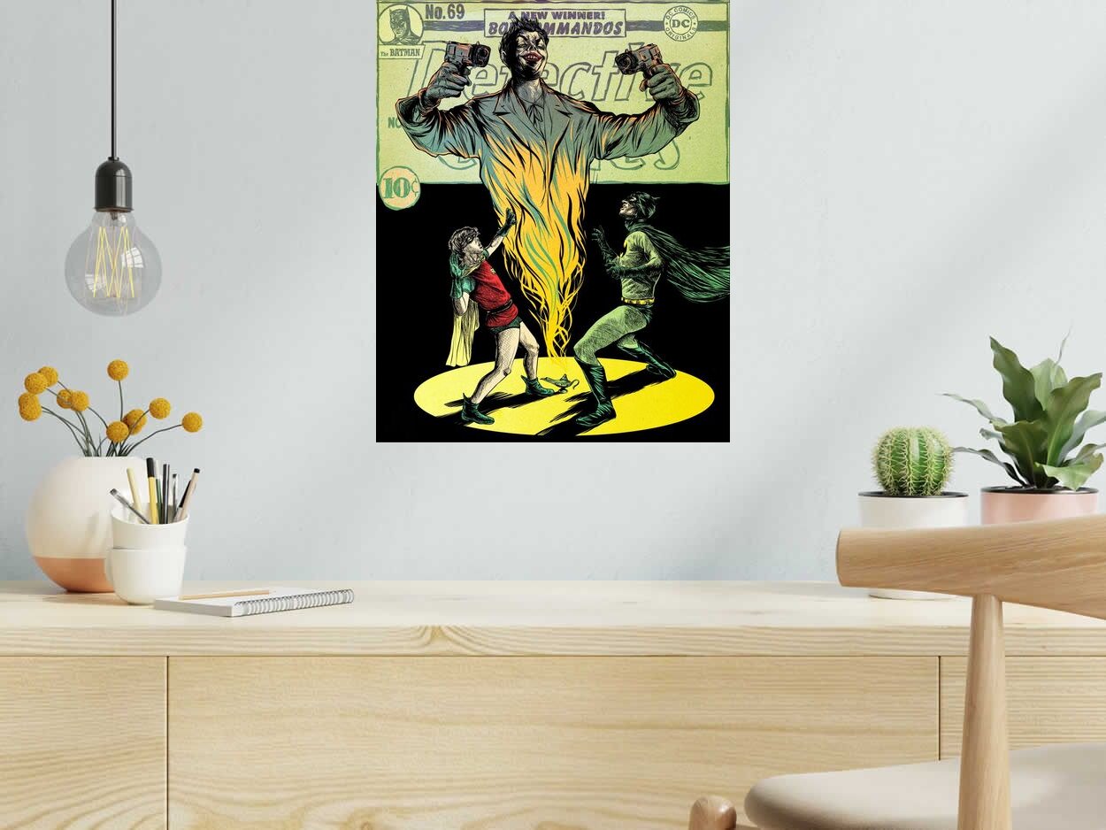 Editions d'art de Carlos Olmo a pour titre  Surprise! style figuratif dim : Carlos Olmoprix:80