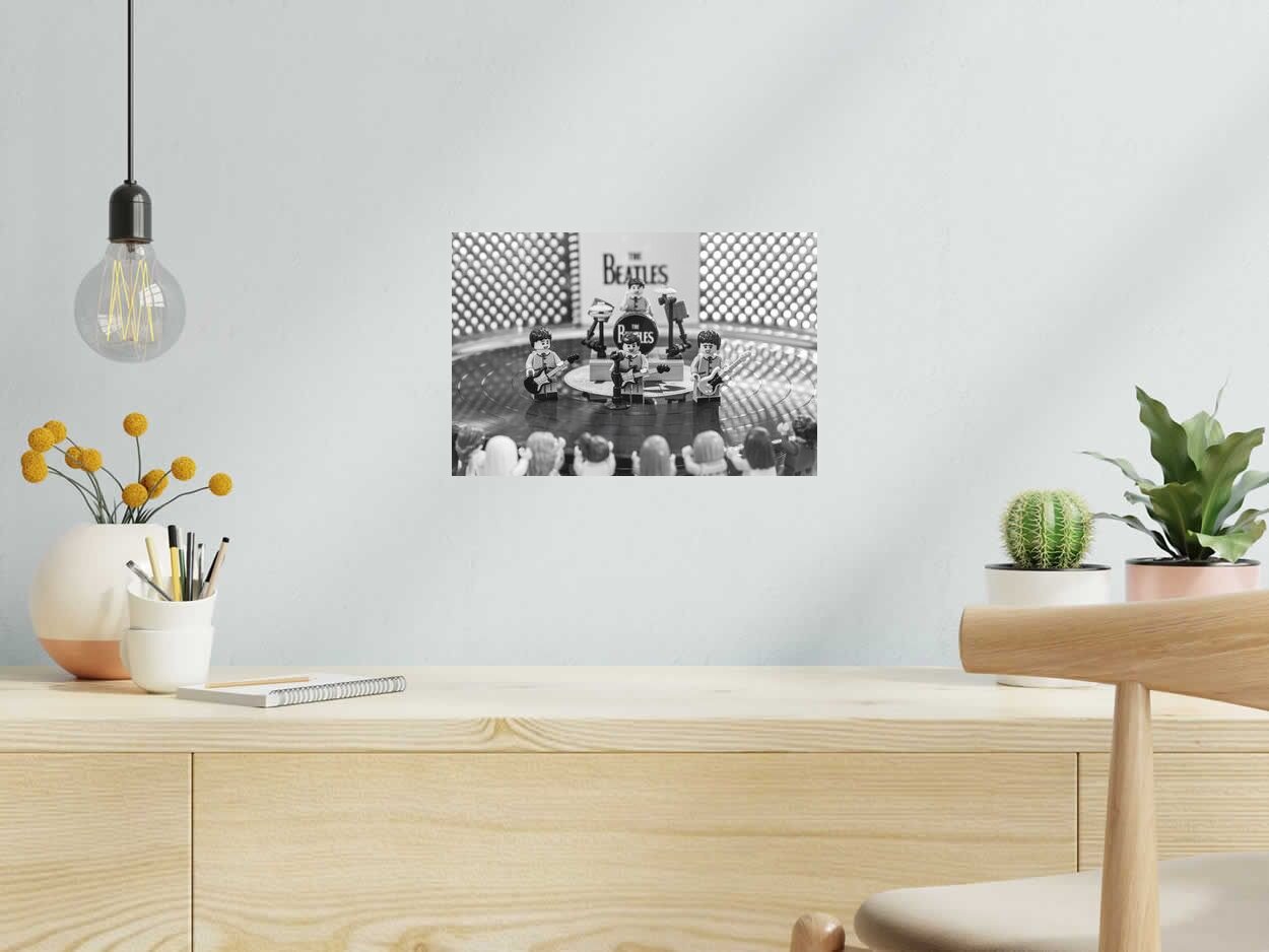 Photo de SAMSOFY a pour titre  BEATLES style graphique dim : SAMSOFYprix:60