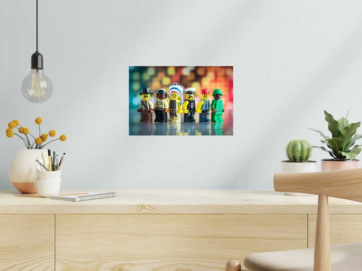 Photo de SAMSOFY a pour titre  VILLAGE PEOPLE style graphique dim : SAMSOFYprix:60
