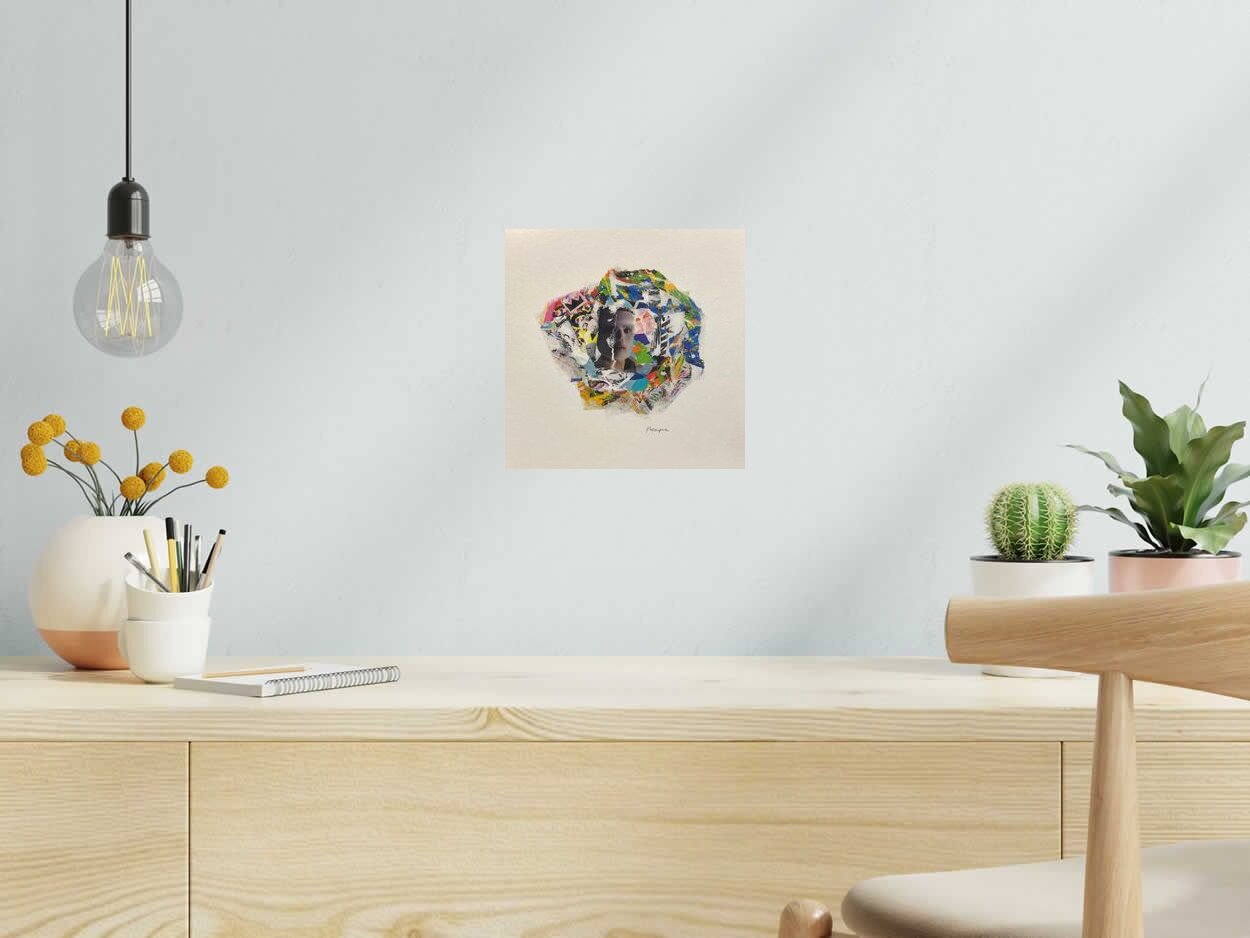 Editions d'art de FLOREPEA a pour titre  Vera style street art, graphique dim : FLOREPEAprix:100