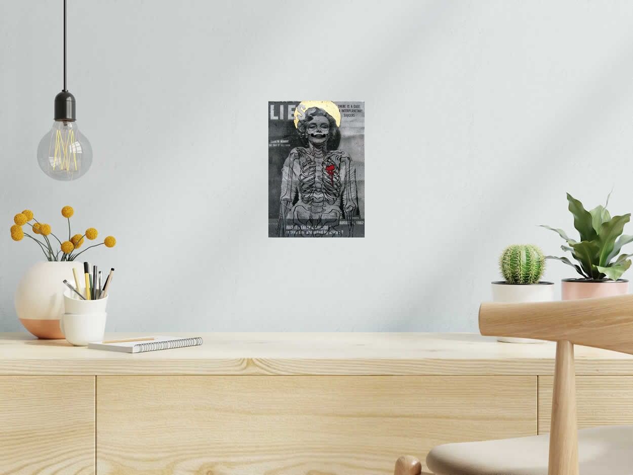 Editions d'art de Carlos Olmo a pour titre  Marylin style figuratif dim : Carlos Olmoprix:400