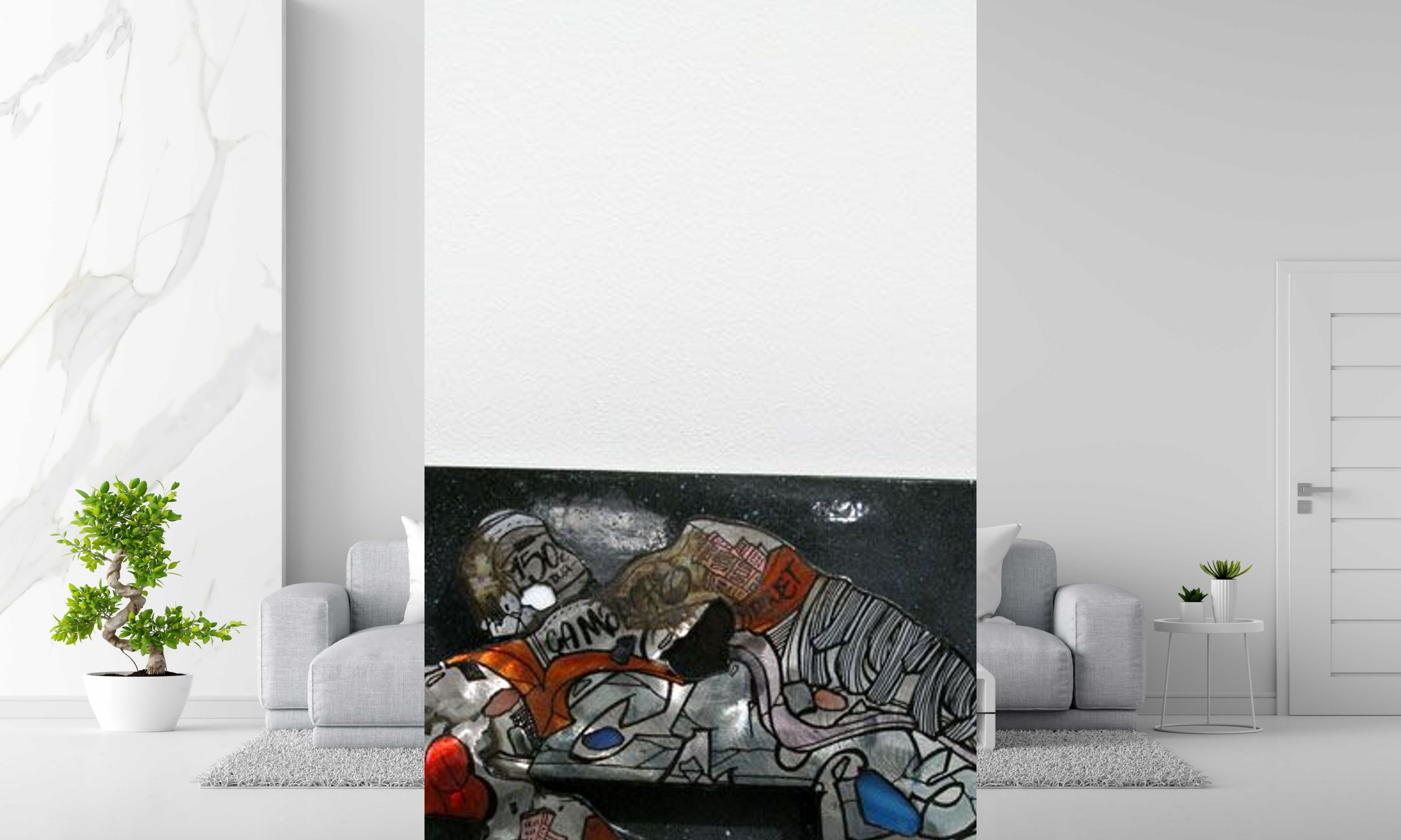 Tableau de EMER a pour titre  Sneakers 5 style street pop art dim : EMERprix:200