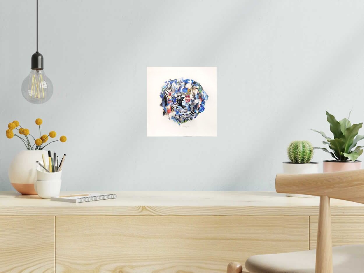 Editions d'art de FLOREPEA a pour titre  Kurt style street art, graphique dim : FLOREPEAprix:80