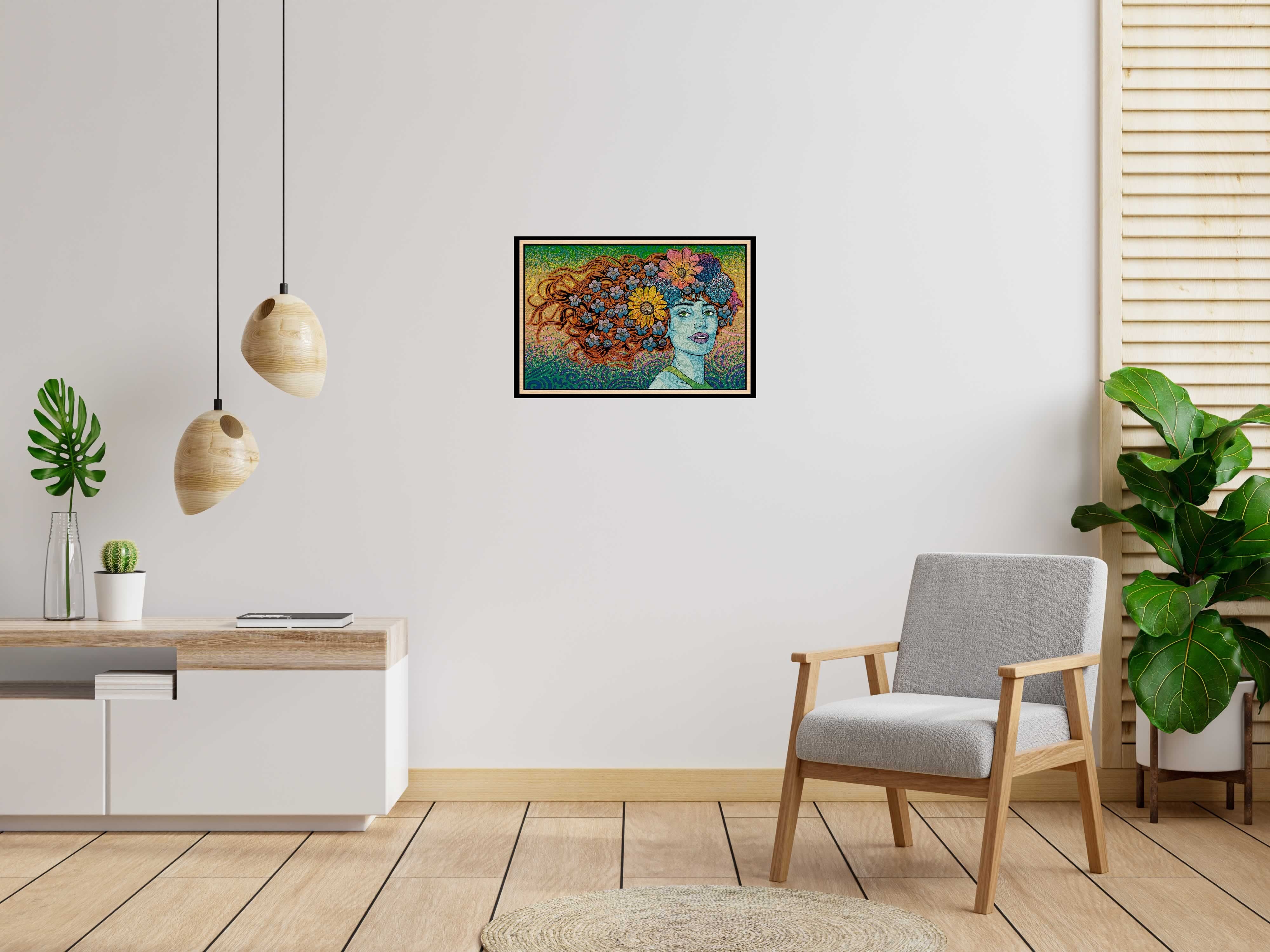 Tableau de CHUCK SPERRY a pour titre  PNEUMA WOOD PANEL AP style expo chuck dim : CHUCK SPERRYprix:2300