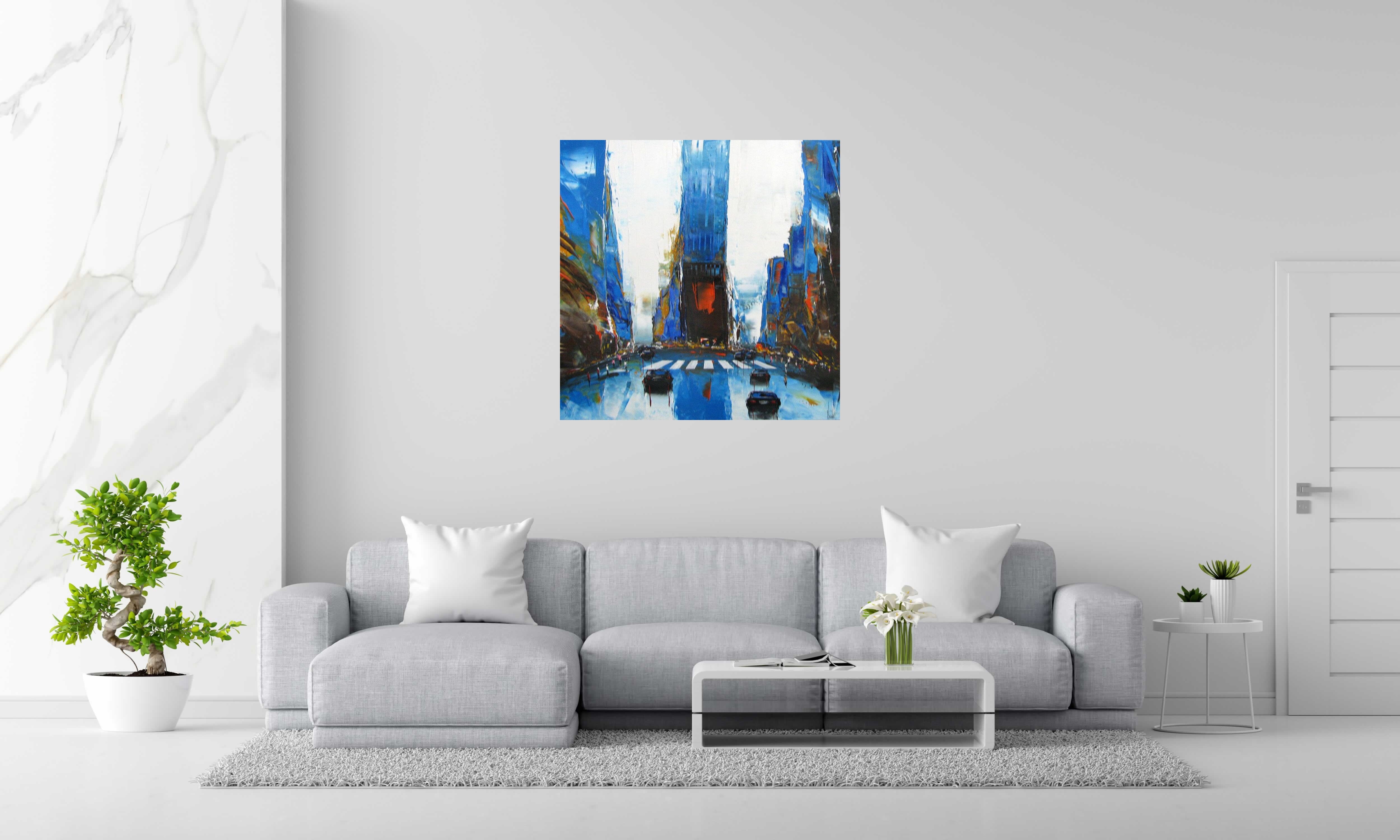 Tableau de F. BOUTET a pour titre  SANS TITRE style abstrait dim : F. BOUTETprix:850