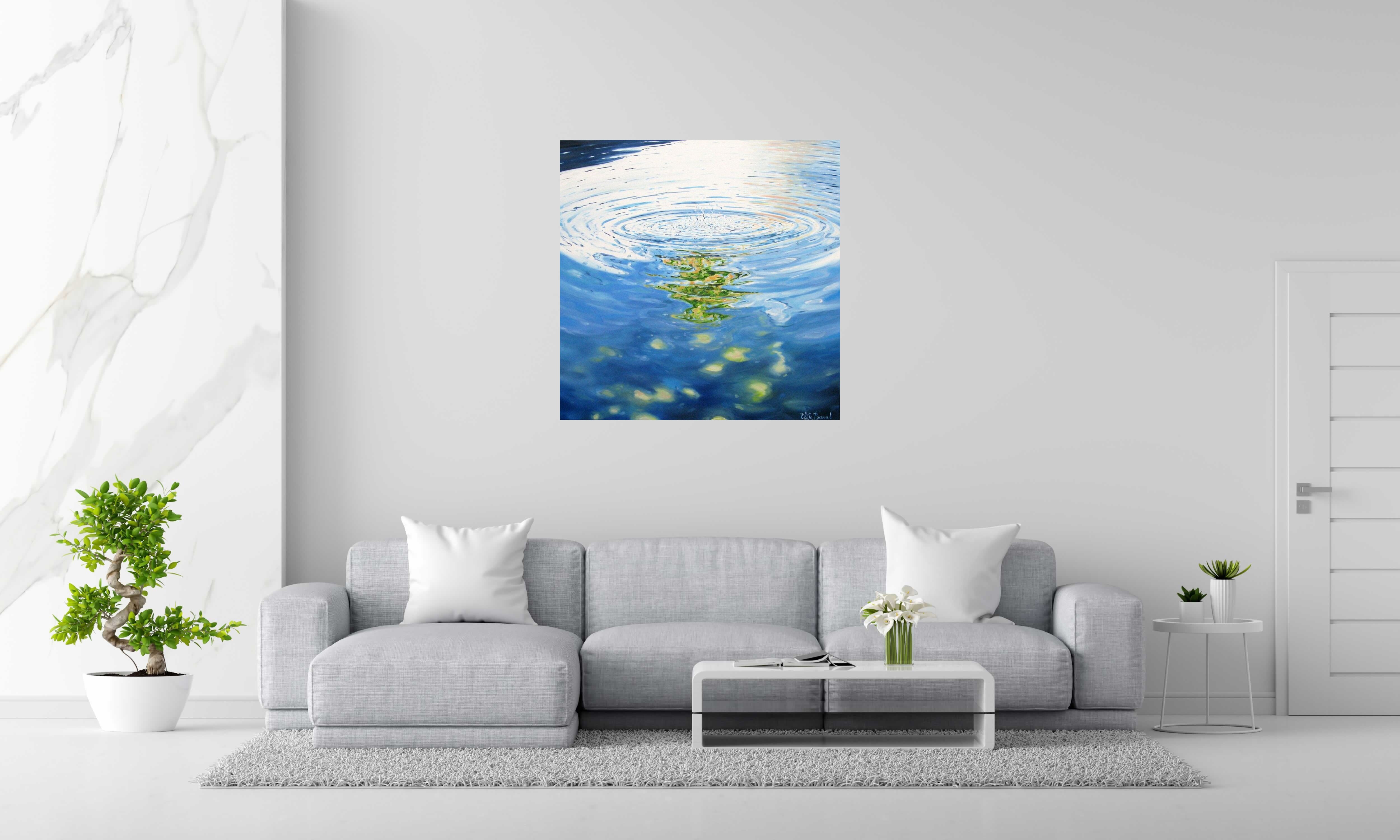 Tableau de ELISE BARAT a pour titre  PLONGEON XXI style no dim : ELISE BARATprix:1200