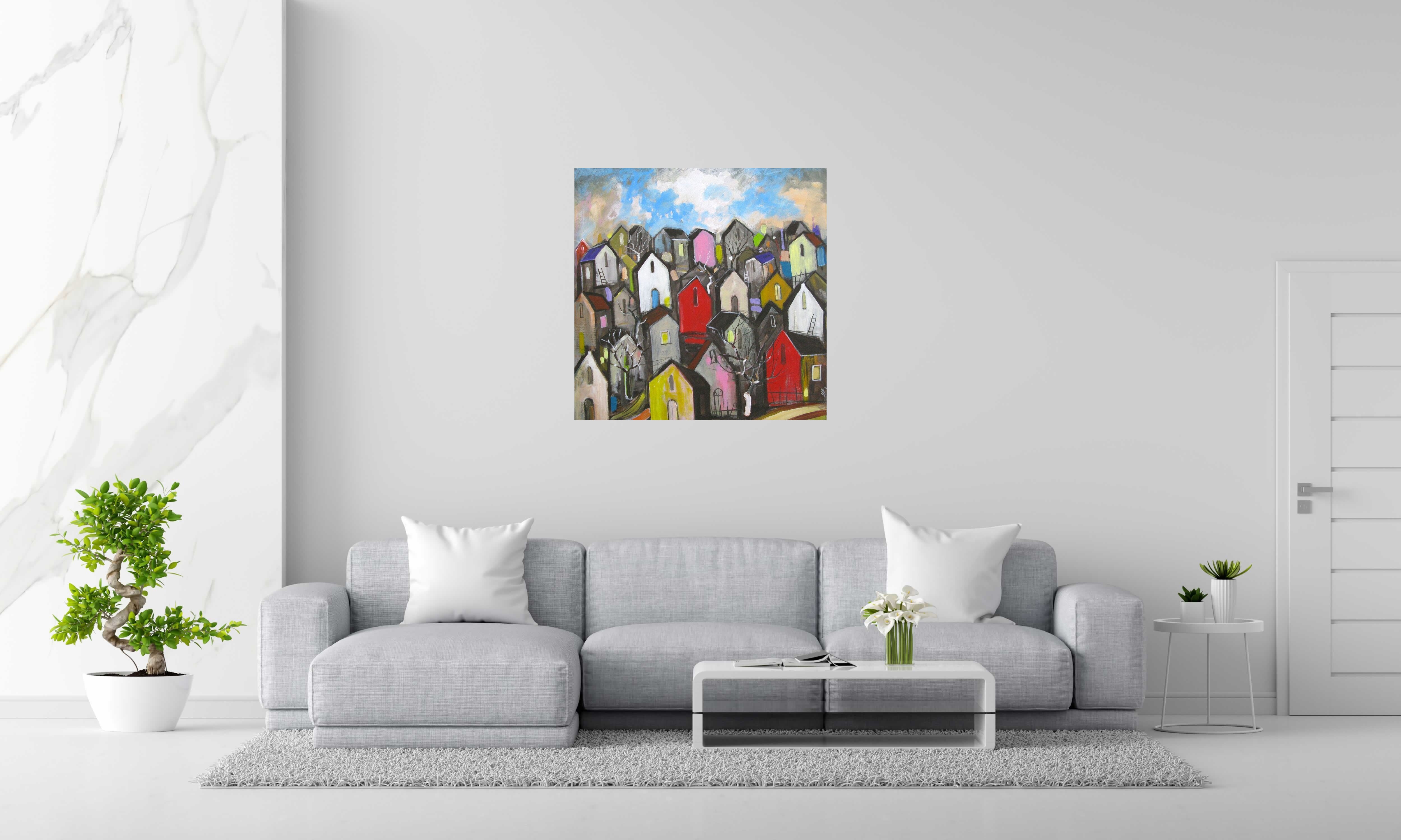 Tableau de IVAN TZONEV a pour titre  SELO-R style figuratif dim : IVAN TZONEVprix: