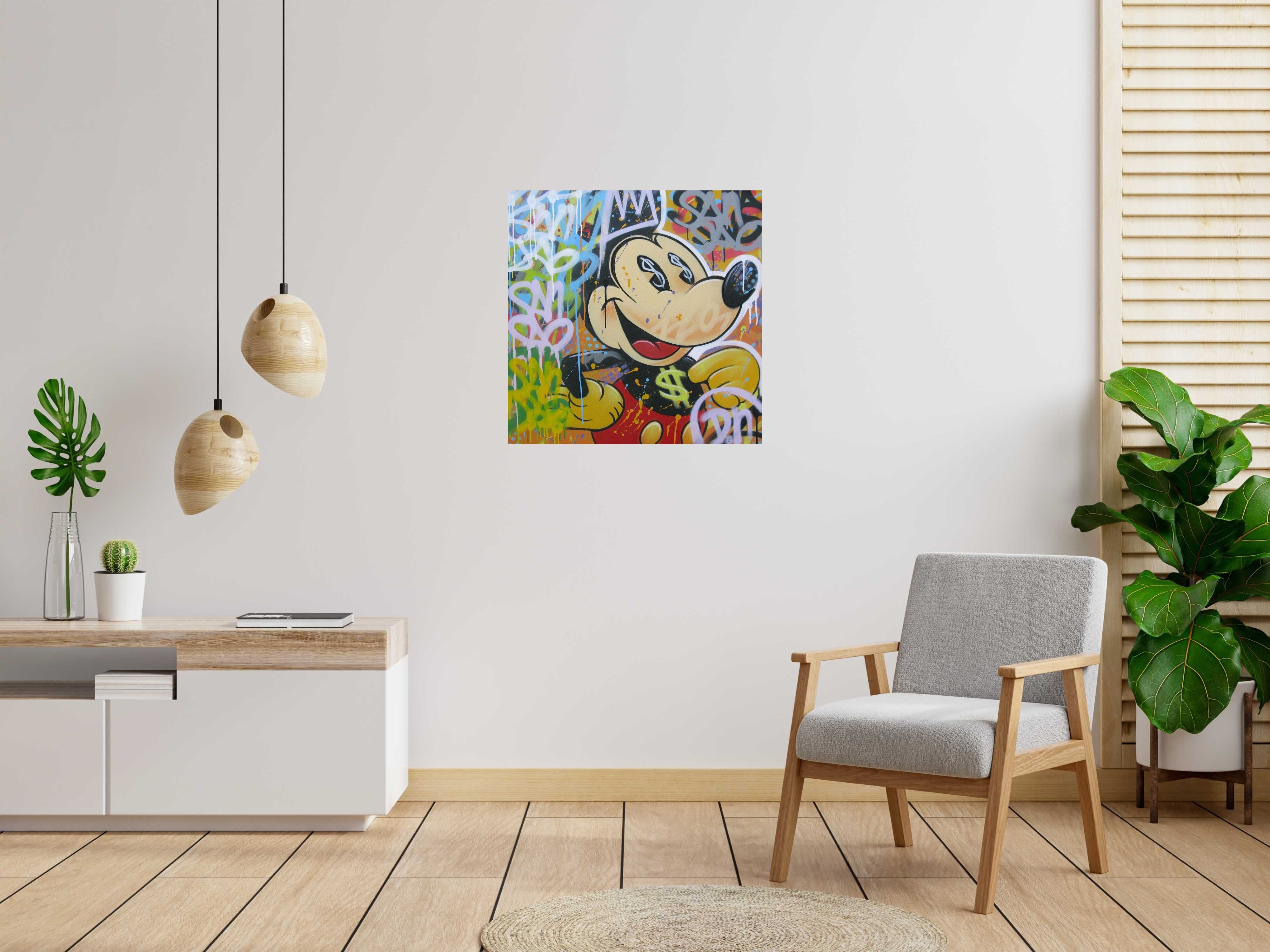 Tableau de DN a pour titre  MICK LE VENDU style no dim : DNprix: