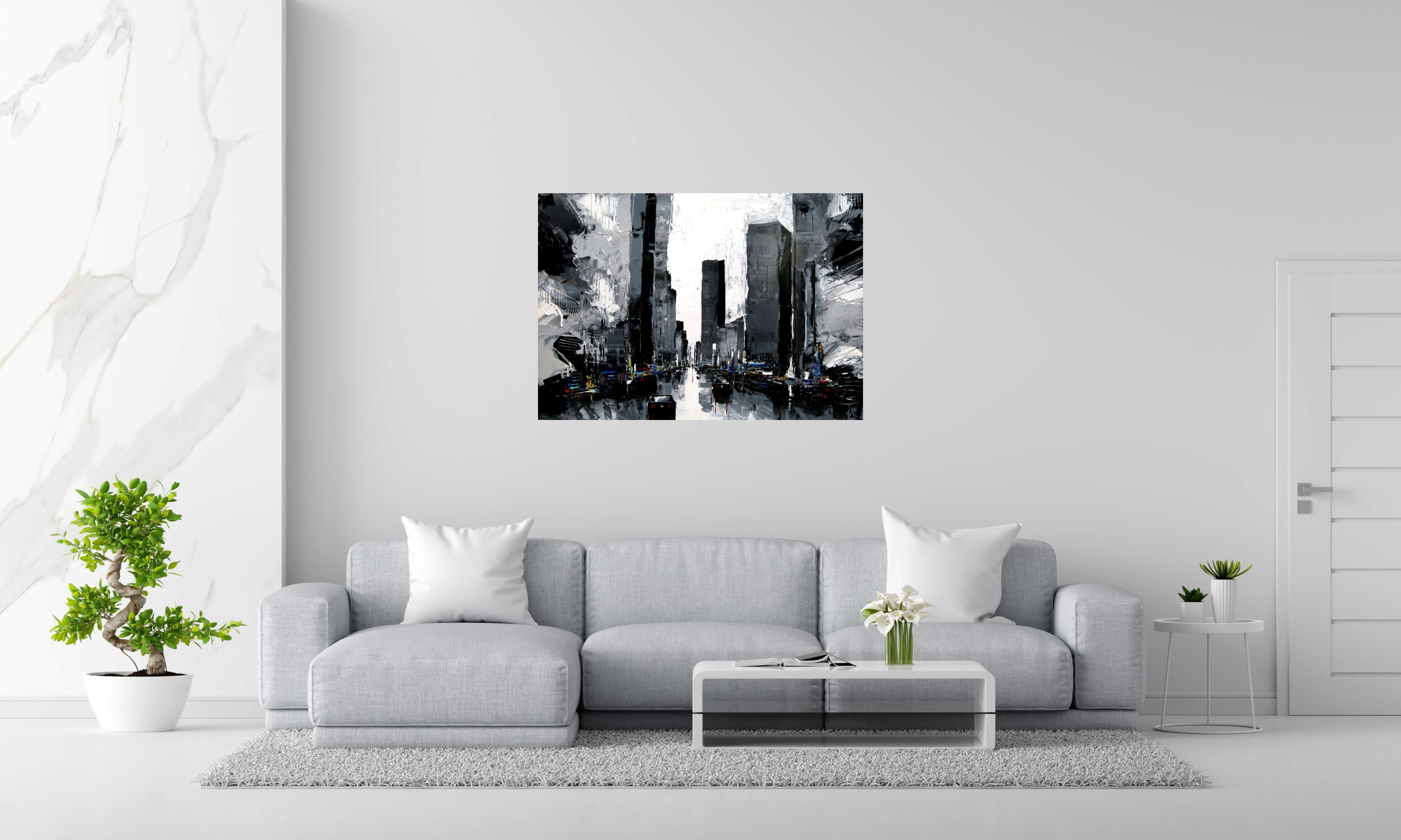 Tableau de F. BOUTET a pour titre  PAYSAGE URBAIN III style no dim : F. BOUTETprix:850