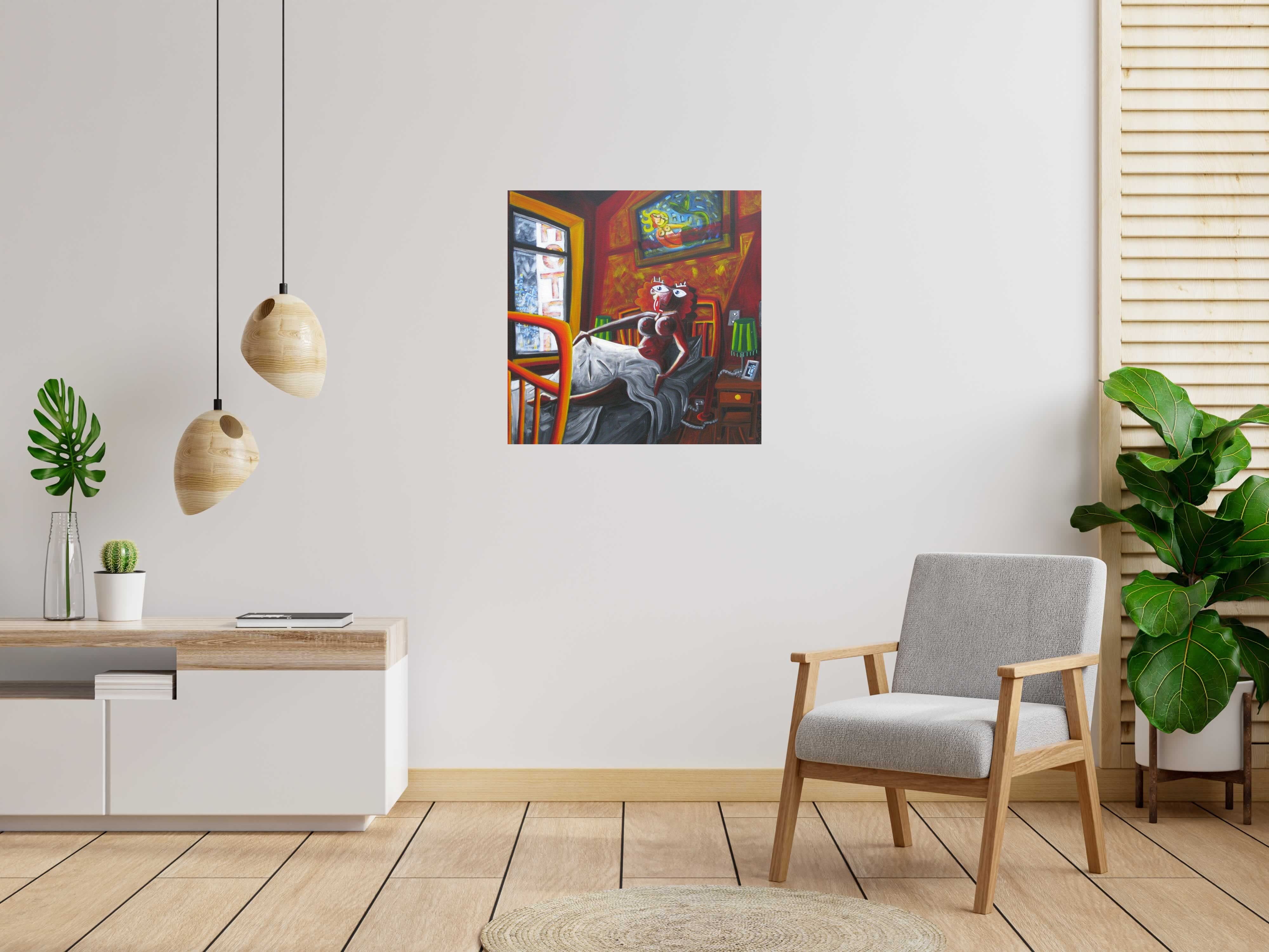 Tableau de B BOSS a pour titre  HOTEL DU NORD style graphique dim : B BOSSprix: