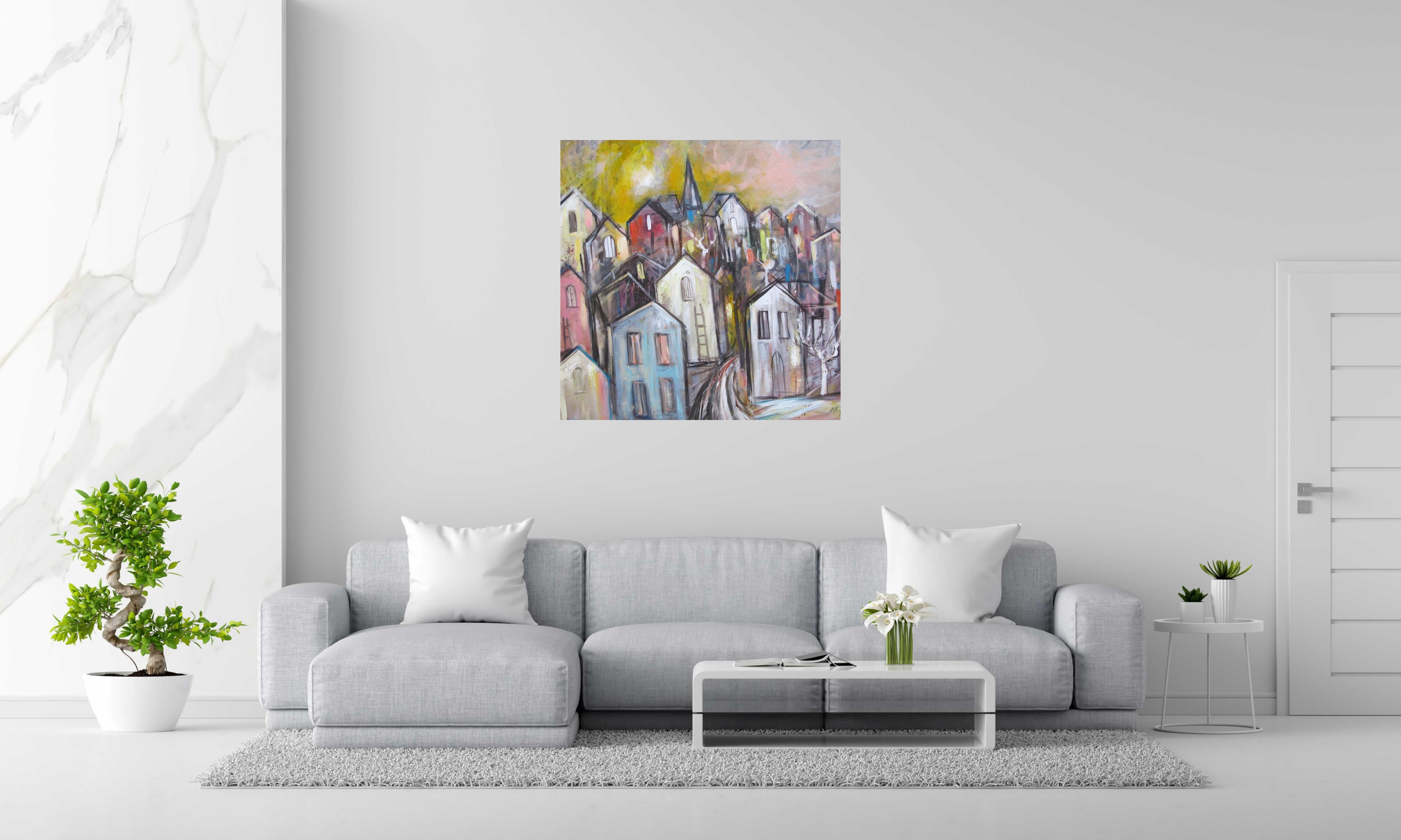 Tableau de IVAN TZONEV a pour titre  SELO S style figuratif dim : IVAN TZONEVprix: