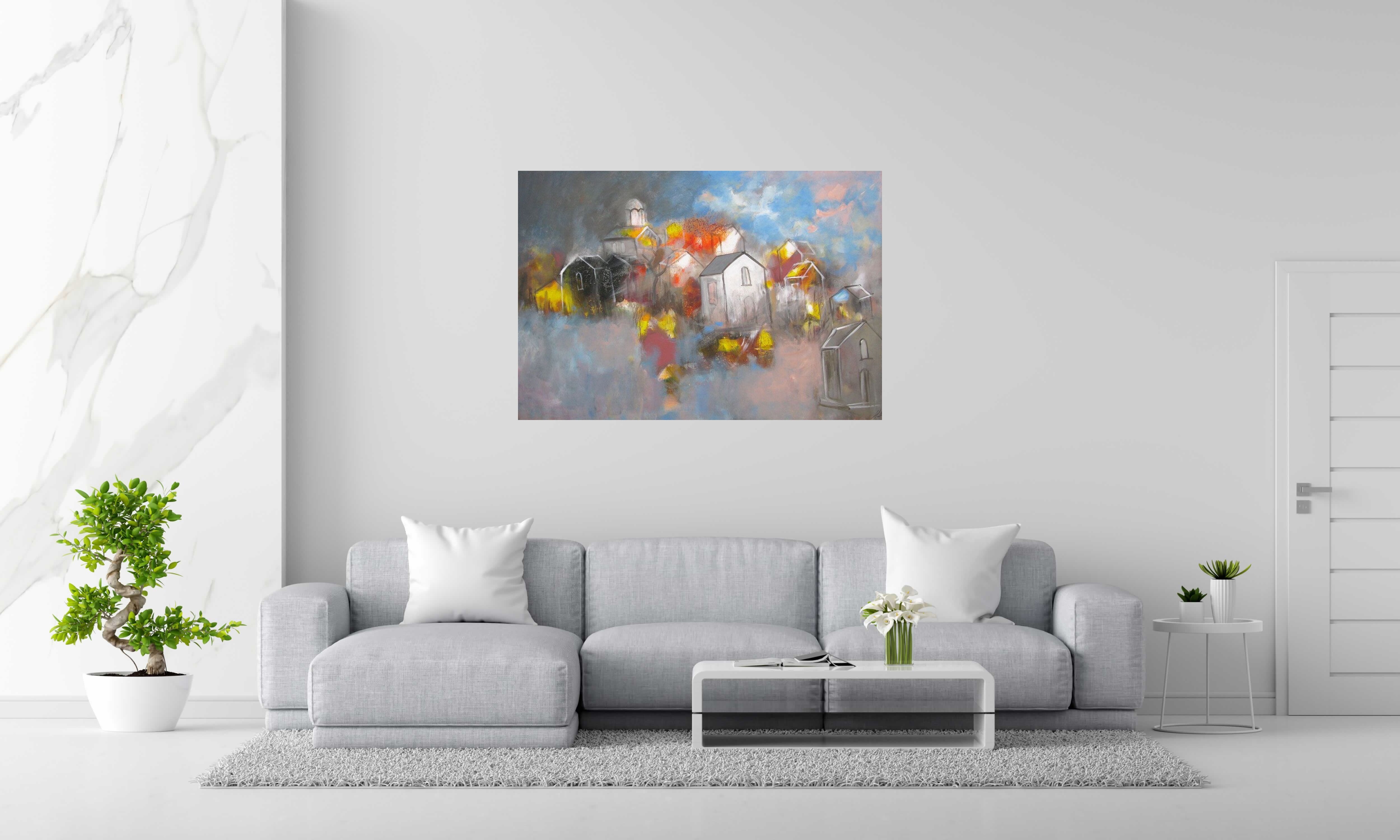 Tableau de IVAN TZONEV a pour titre  SELO D style figuratif dim : IVAN TZONEVprix:1200