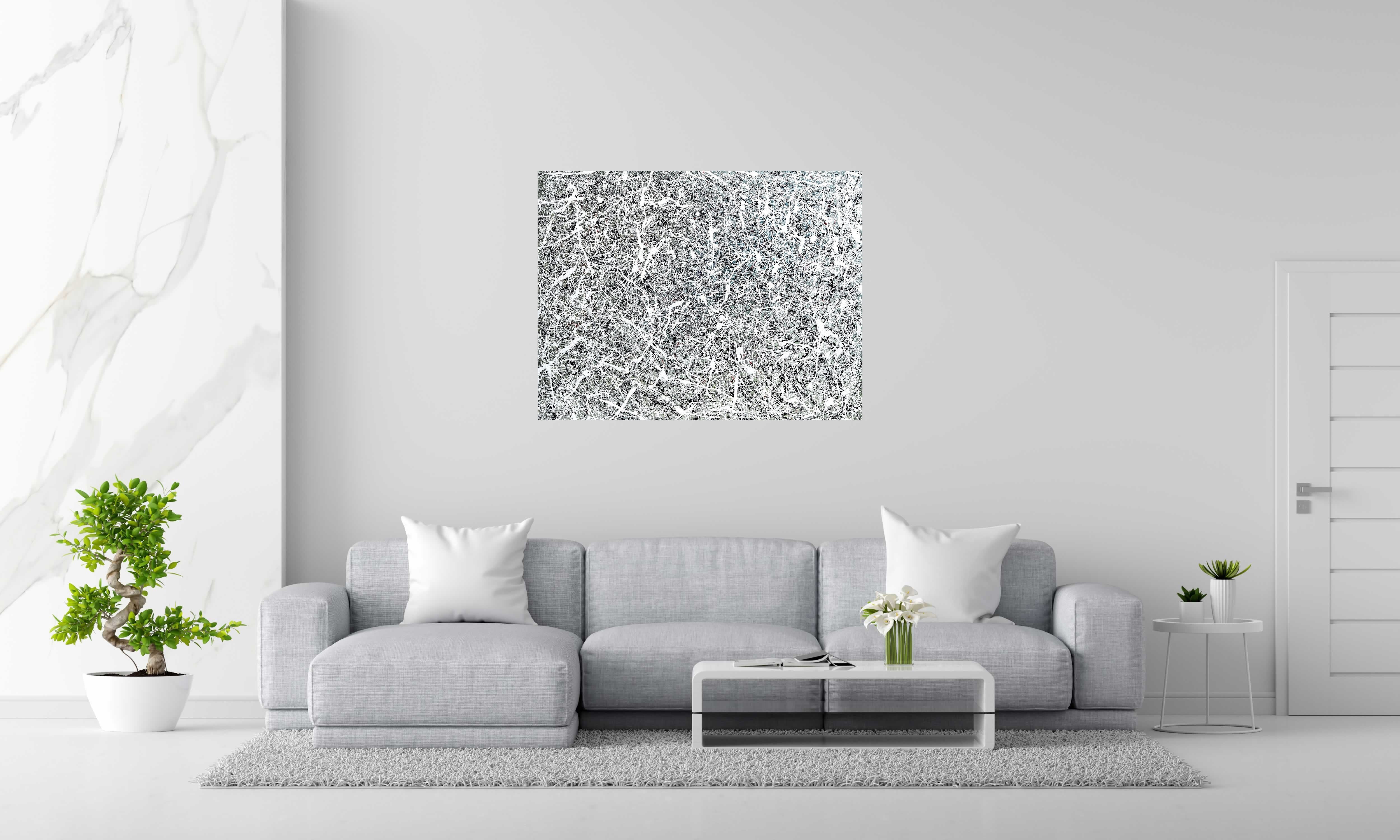 Tableau de NASH a pour titre  NORTH 5 style abstrait dim : NASHprix:900