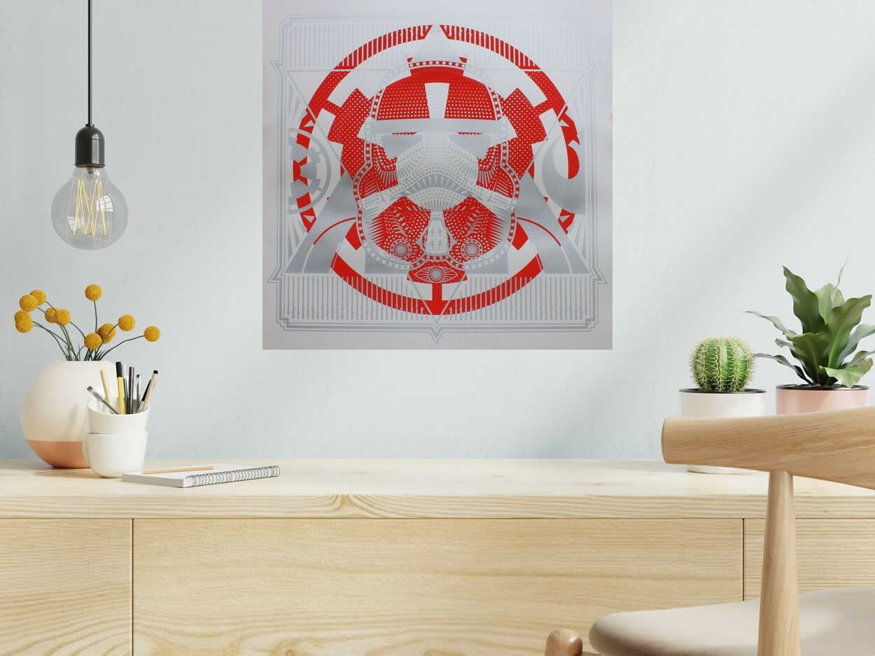 Editions d'art de JIBE a pour titre  STORM TROOPER style graphique dim : JIBEprix: