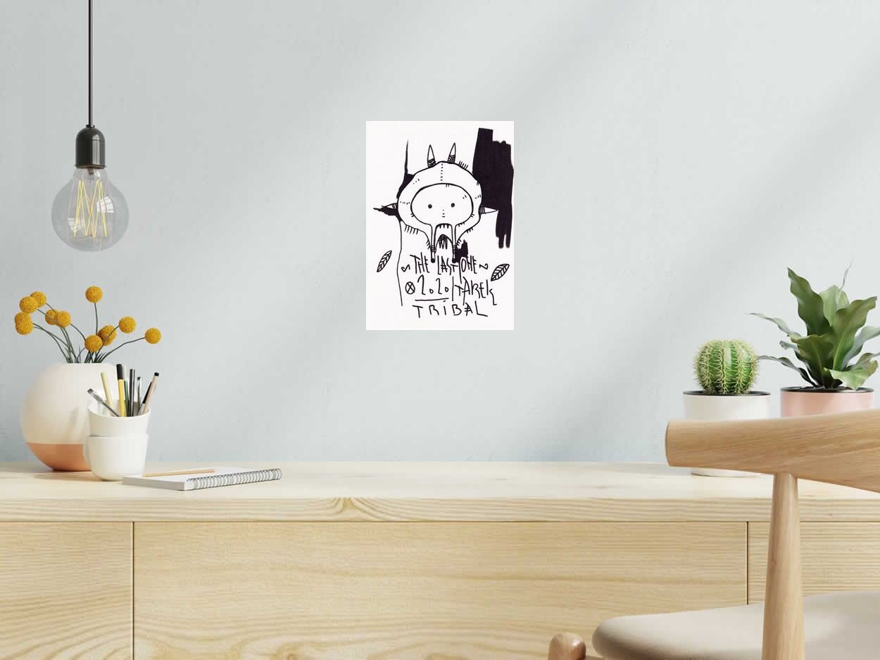 Dessin de TAREK a pour titre  THE LAST ONE style graphique dim : TAREKprix: