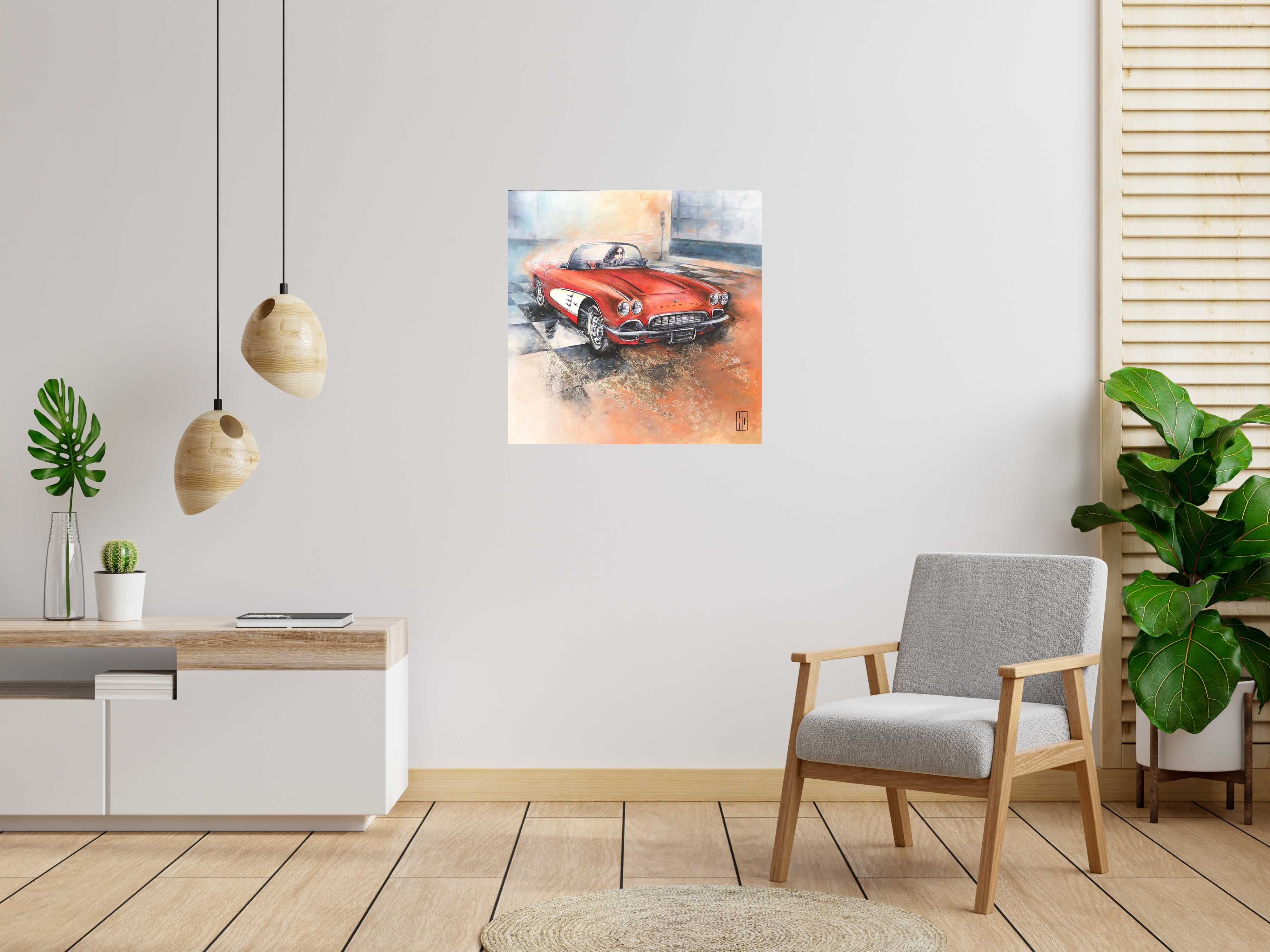 Tableau de HUBERT OLLIVIER a pour titre  STREET AIR style no dim : HUBERT OLLIVIERprix: