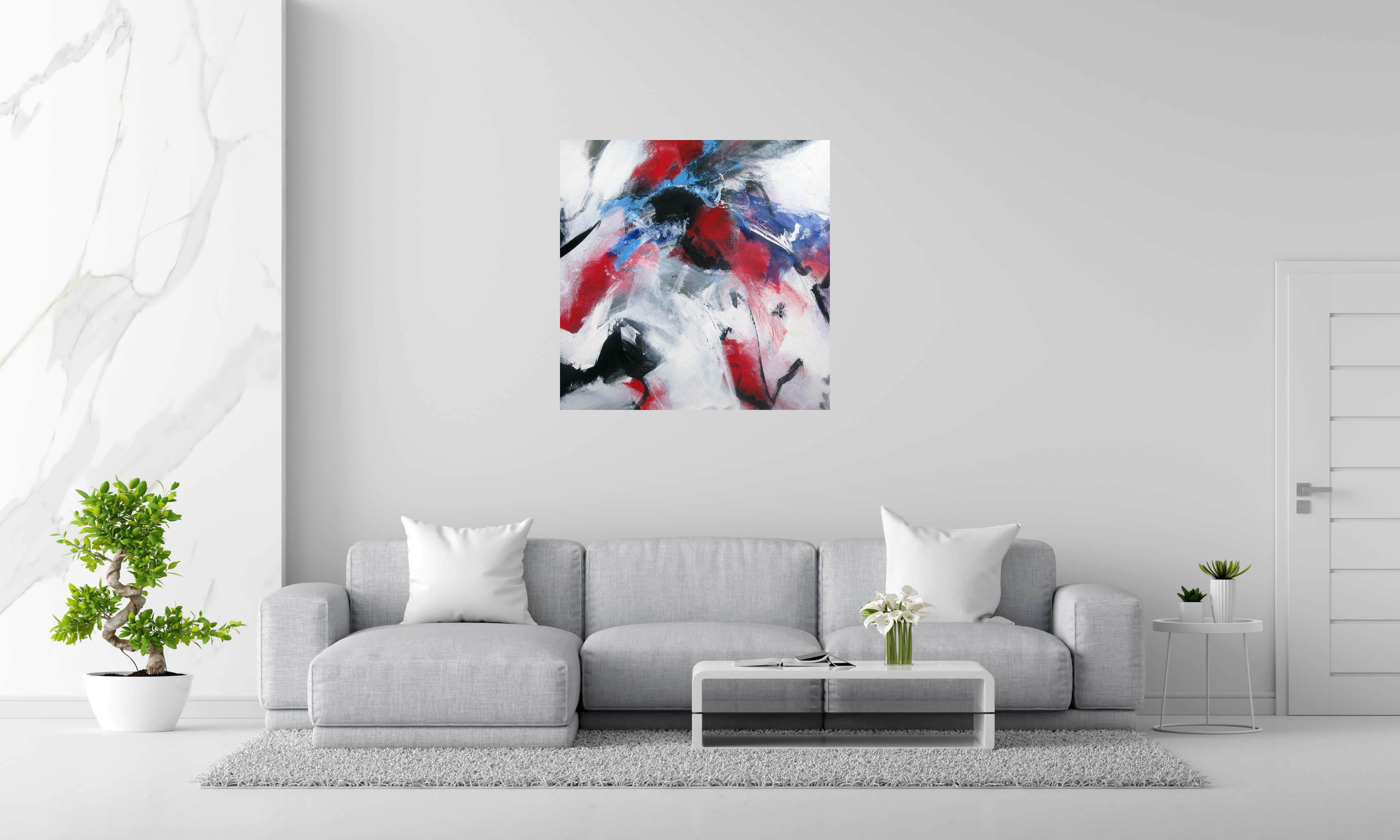 Tableau de JM BARROIS a pour titre  SONGE 09-06 style abstrait dim : JM BARROISprix:
