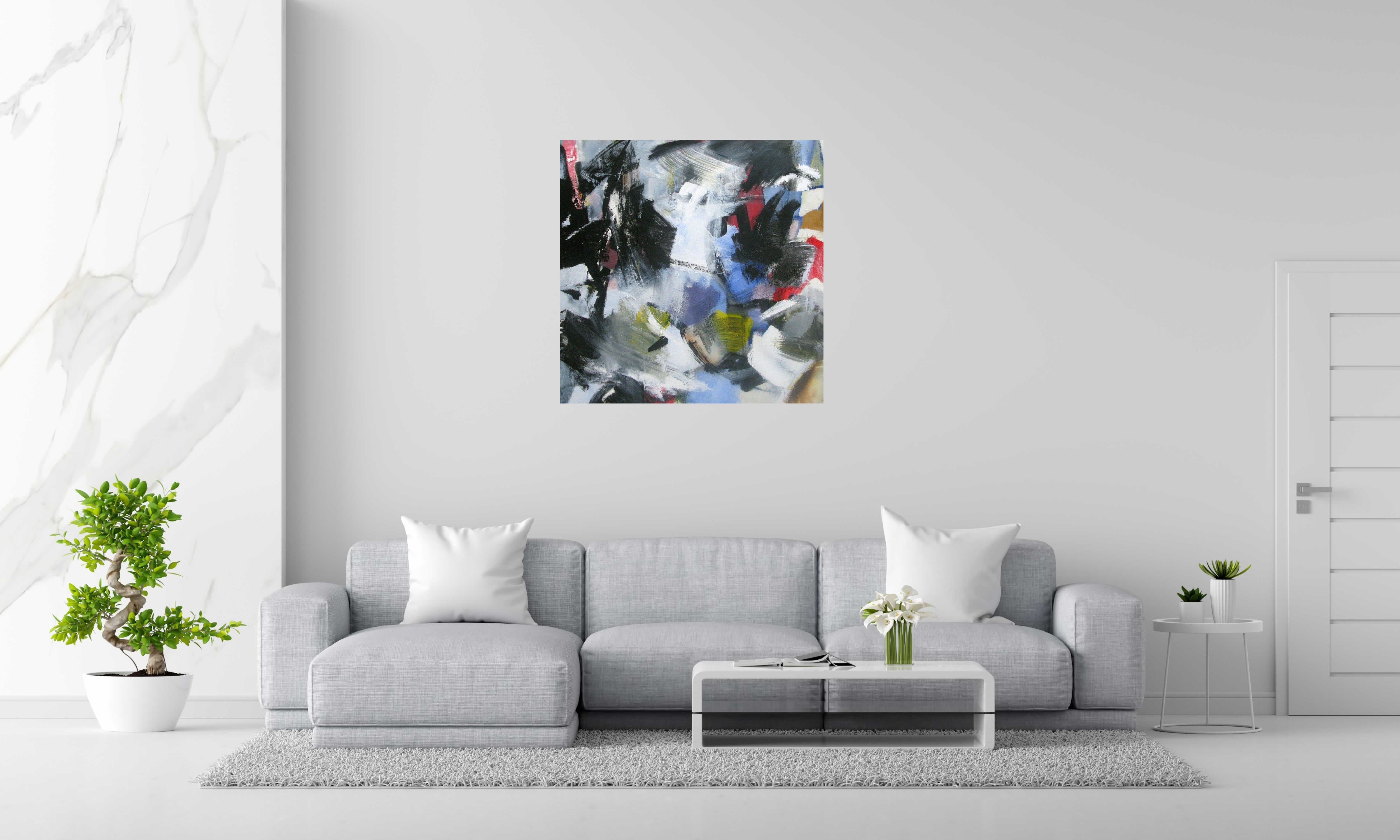 Tableau de JM BARROIS a pour titre  SONGE 10-02 style abstrait dim : JM BARROISprix: