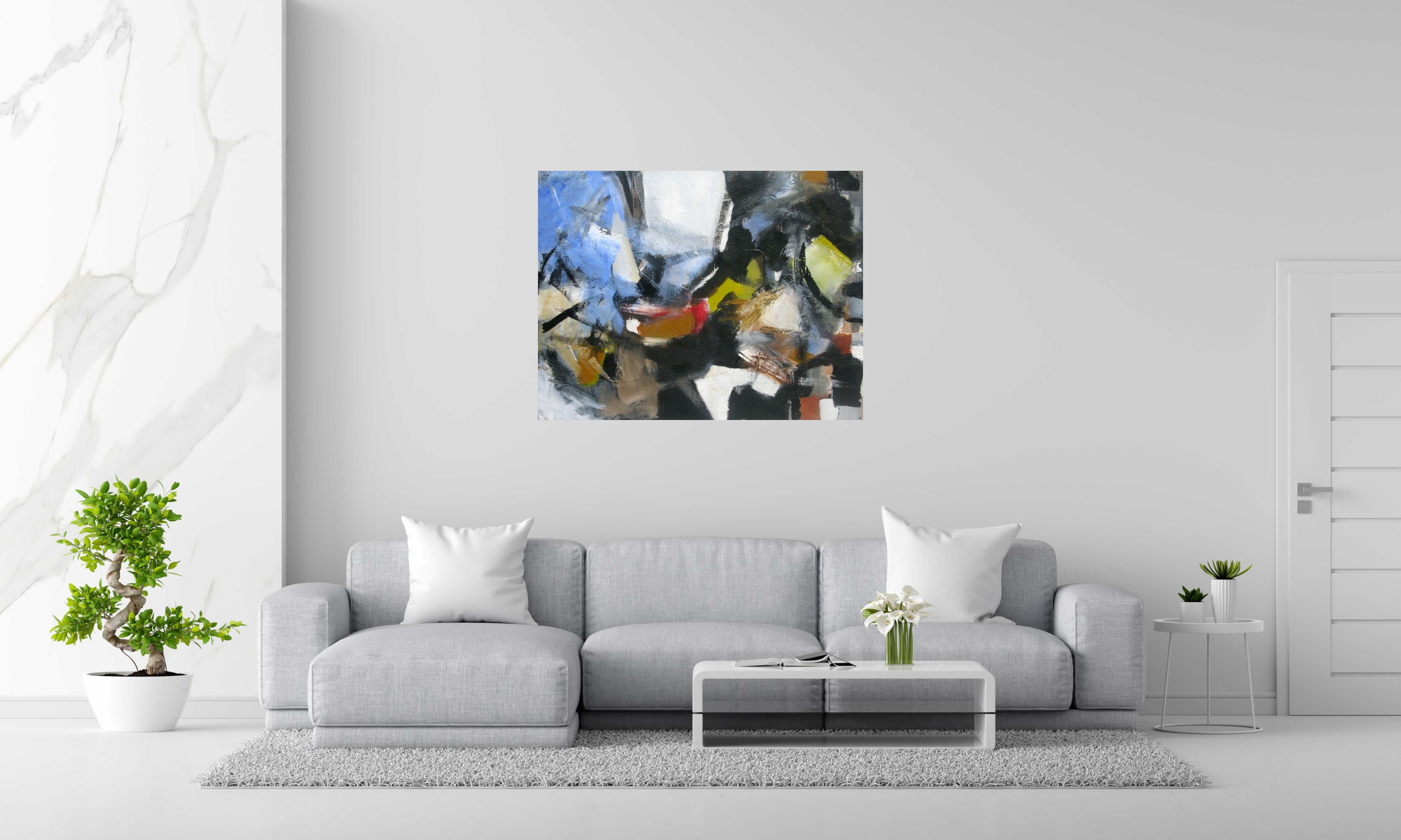 Tableau de JM BARROIS a pour titre  SONGE 10-05 style abstrait dim : JM BARROISprix:800