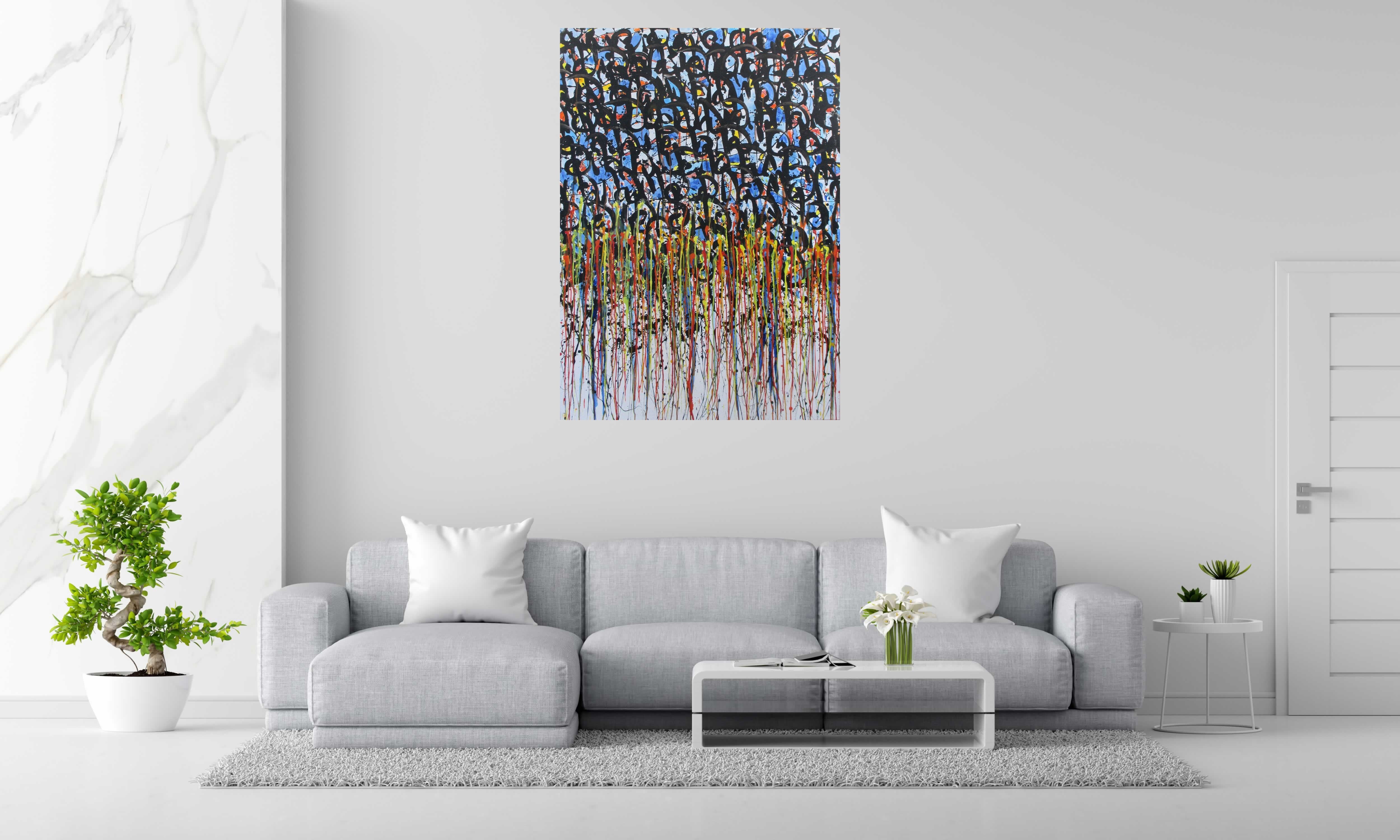 Tableau de STEPHANE RIME a pour titre  noname n°20 style abstrait dim : STEPHANE RIMEprix:1350