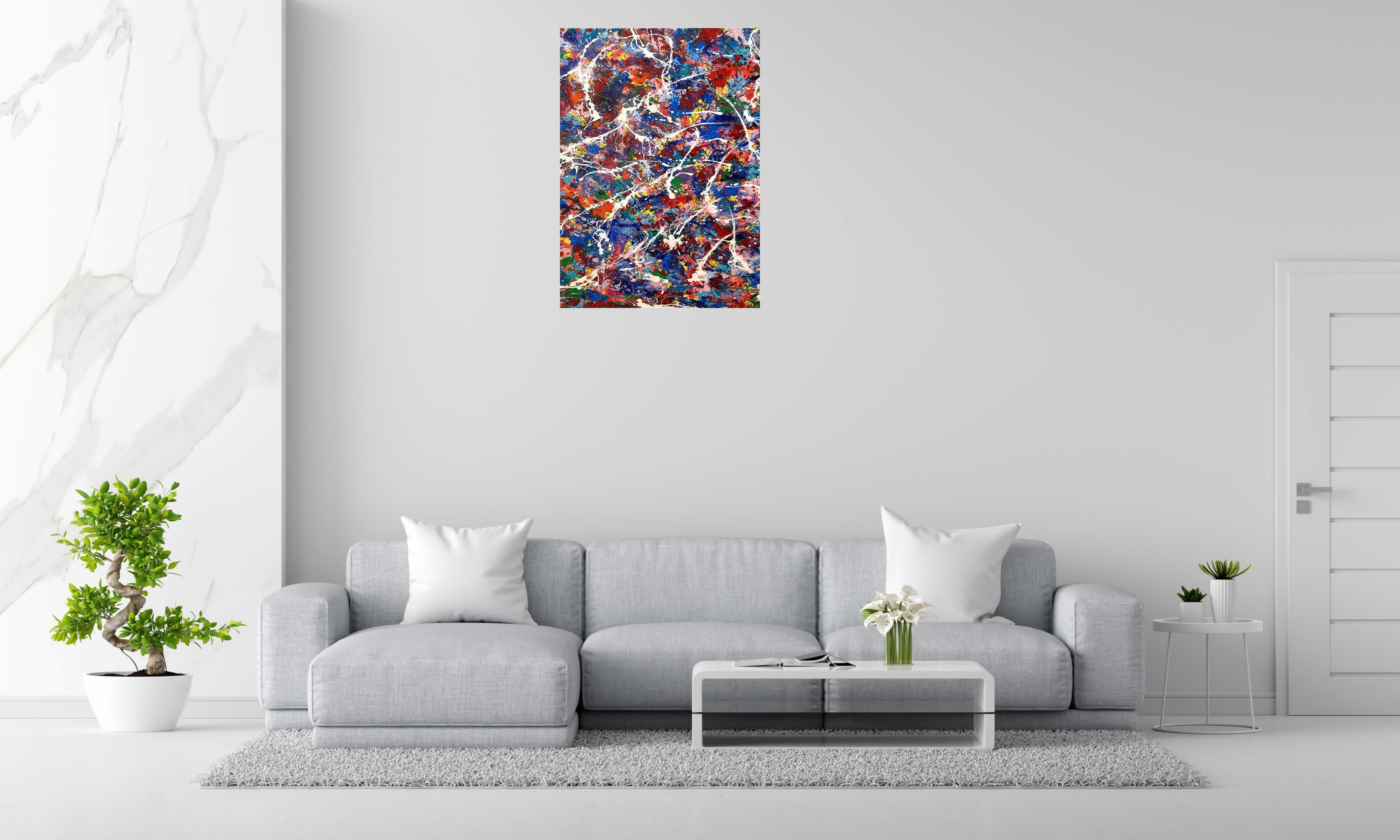 Tableau de STEPHANE RIME a pour titre  NONAME B17 style abstrait dim : STEPHANE RIMEprix:1350