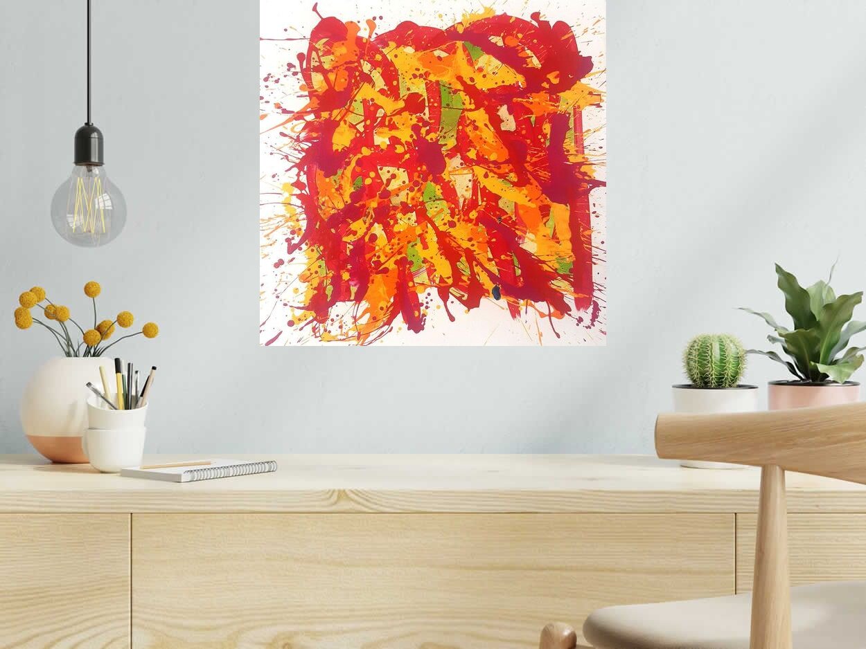 Tableau de STEPHANE RIME a pour titre  noname B52 style abstrait dim : STEPHANE RIMEprix:250