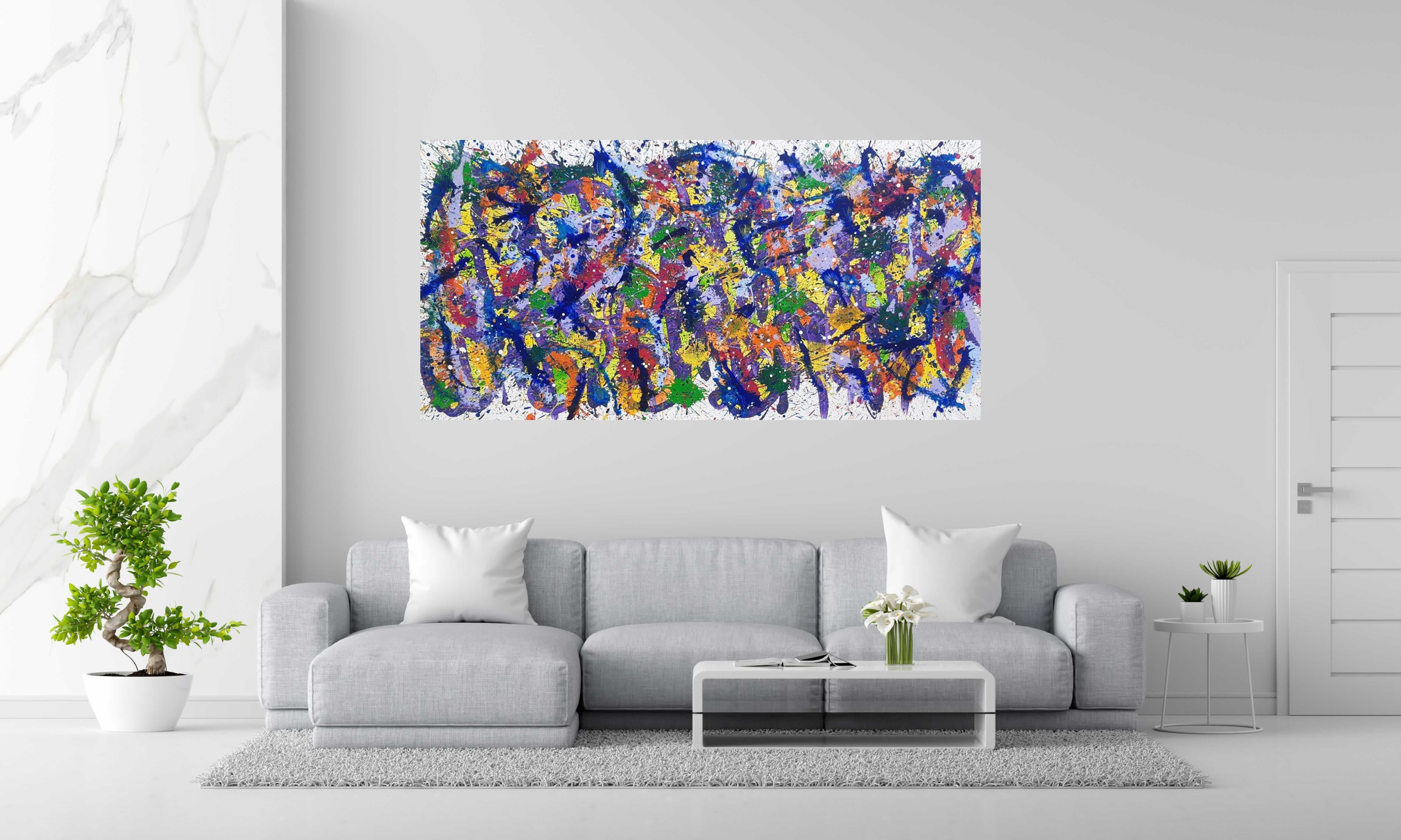 Tableau de STEPHANE RIME a pour titre  NONAME A49 style abstrait dim : STEPHANE RIMEprix:2000