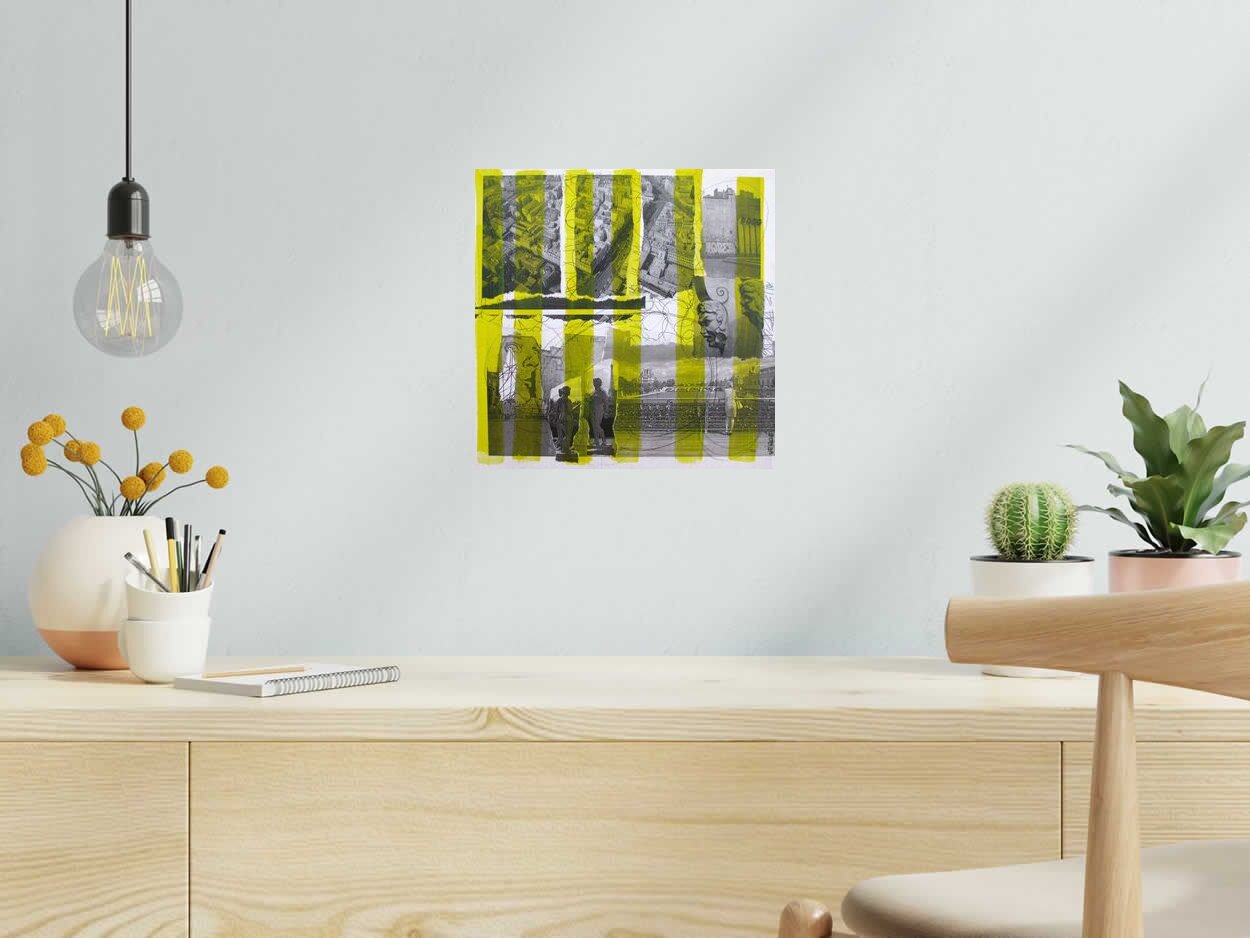 Tableau de VEROE a pour titre  PRISE DE HAUTEUR style figuratif dim : VEROEprix:
