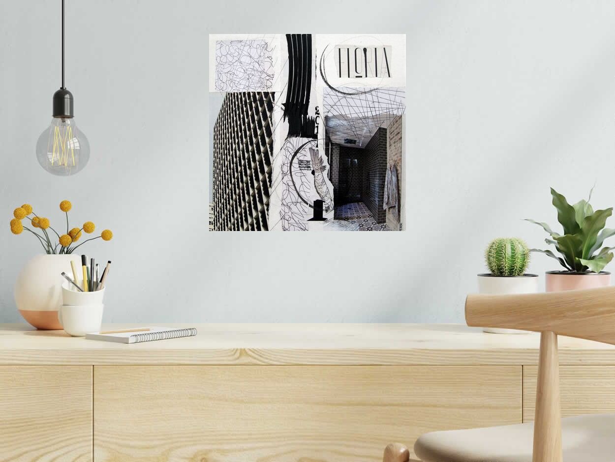Tableau de VEROE a pour titre  FLORIA N&B style figuratif dim : VEROEprix: