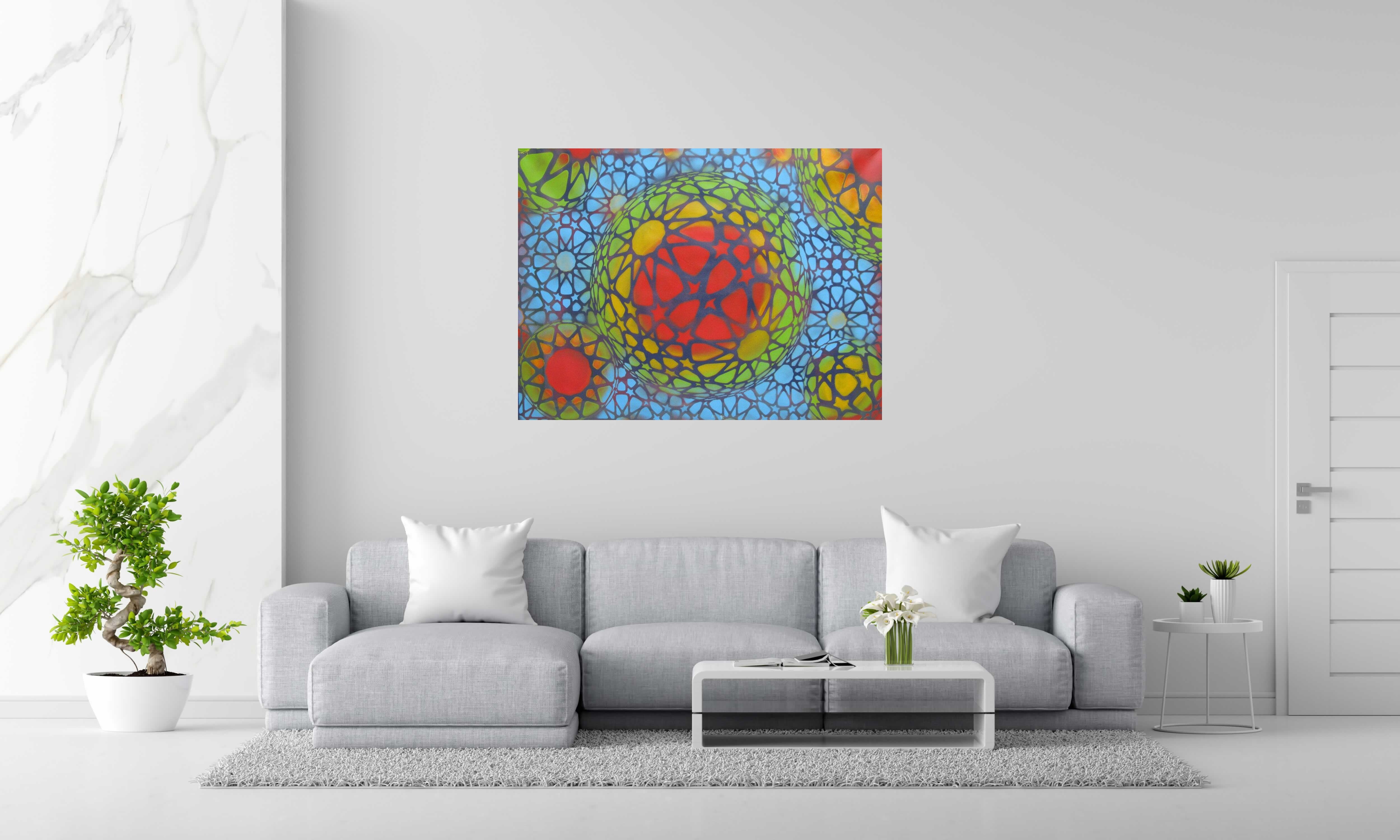 Tableau de YANN GUINCHAN a pour titre  SANS TITRE style graphique dim : YANN GUINCHANprix:850