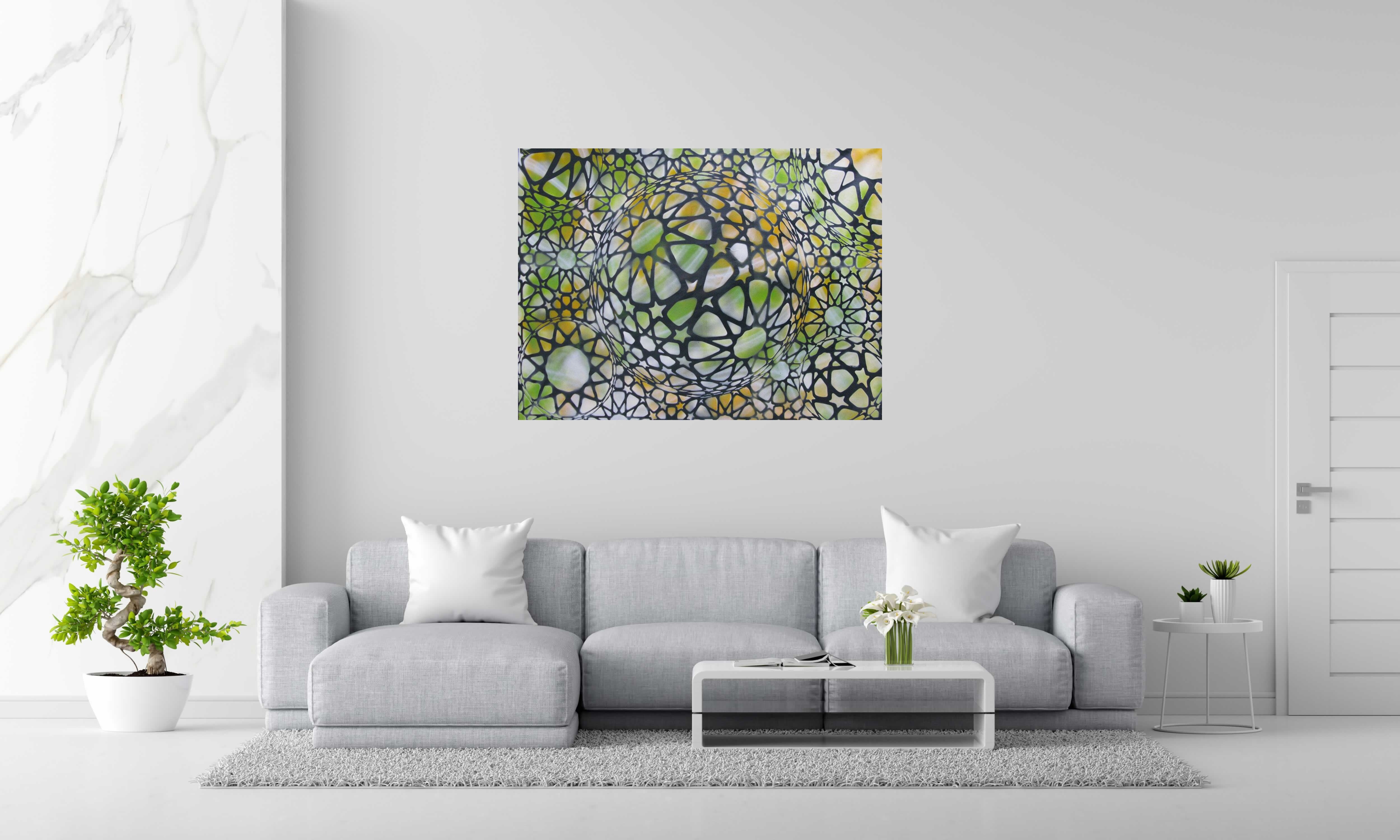 Tableau de YANN GUINCHAN a pour titre  SANS TITRE style graphique dim : YANN GUINCHANprix:850