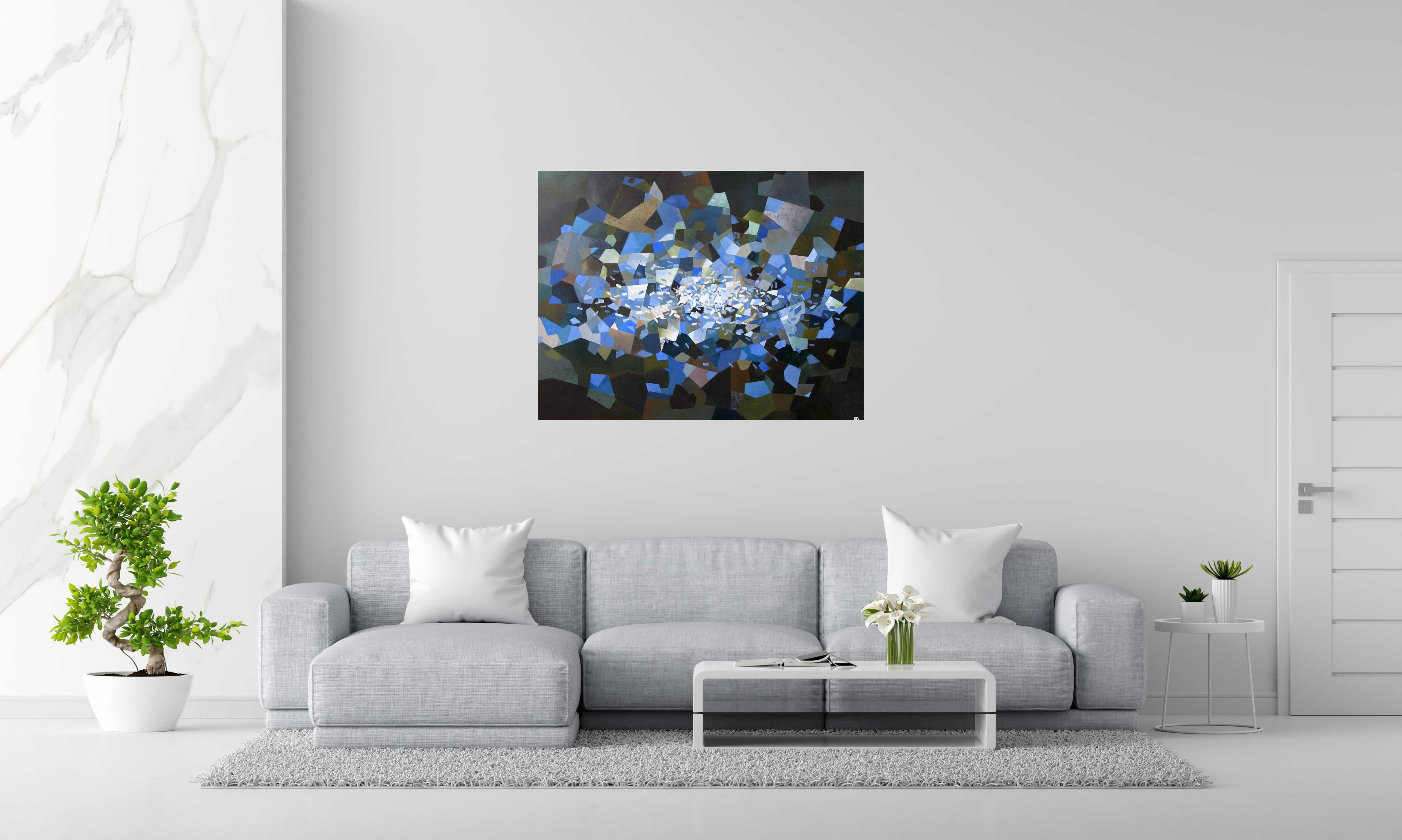 Tableau de N MAFFRE a pour titre  TROPIQUE  DU CANCER style abstrait dim : N MAFFREprix:1000