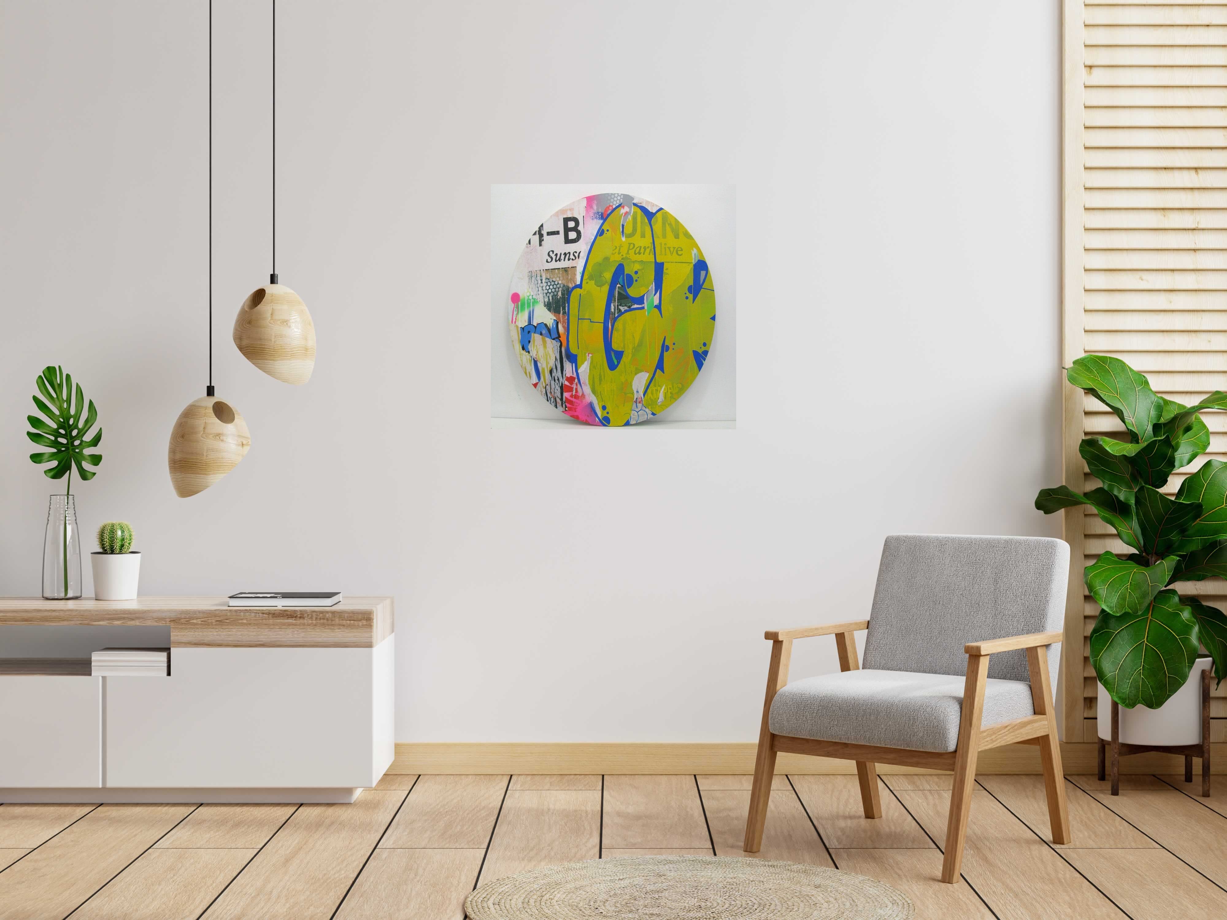 Tableau de KENY a pour titre  Park live style graffiti, street art dim : KENYprix:550