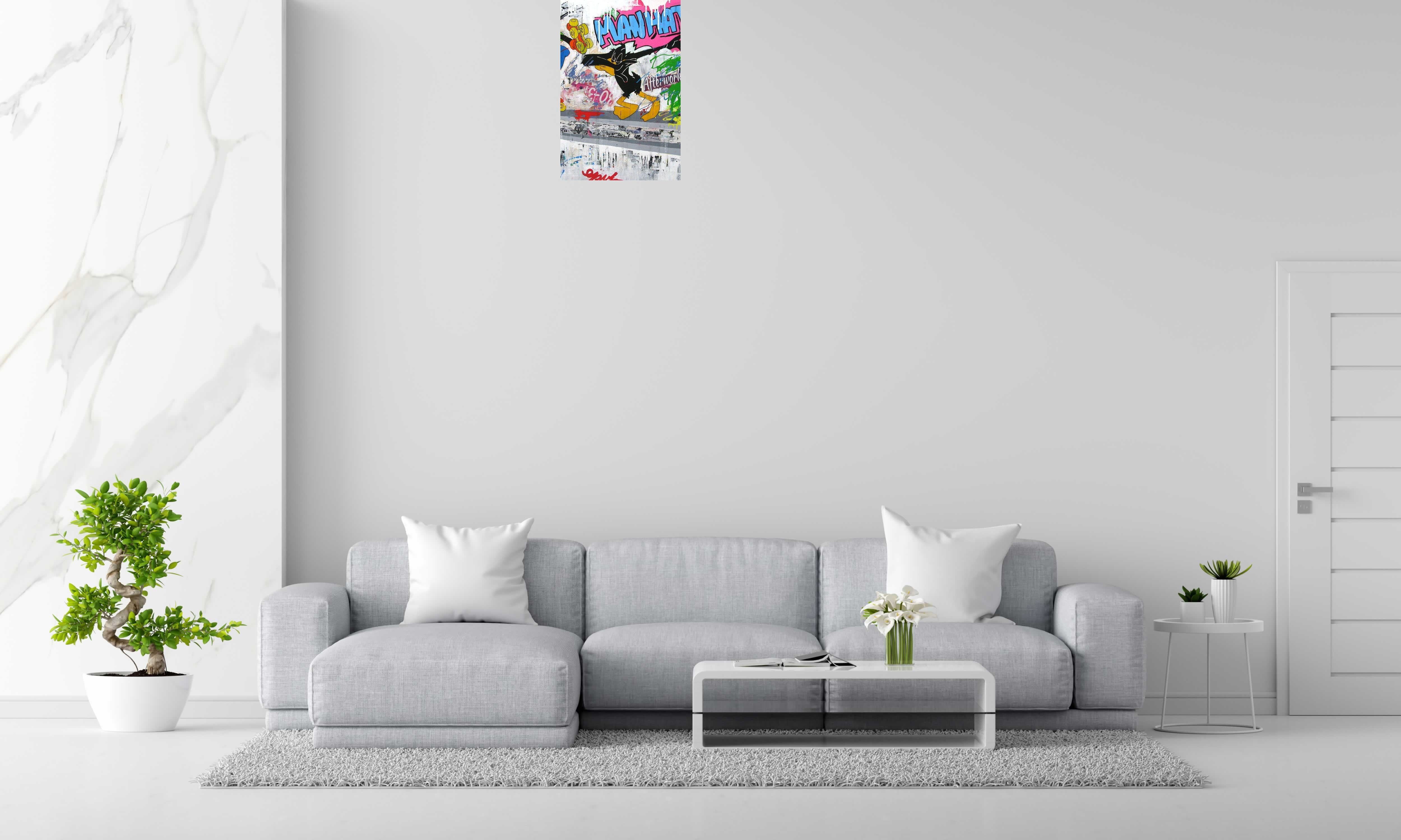 Tableau de PATRICIA GADISSEUR a pour titre  MANHATTAN style street pop art, street art dim : PATRICIA GADISSEURprix:1500