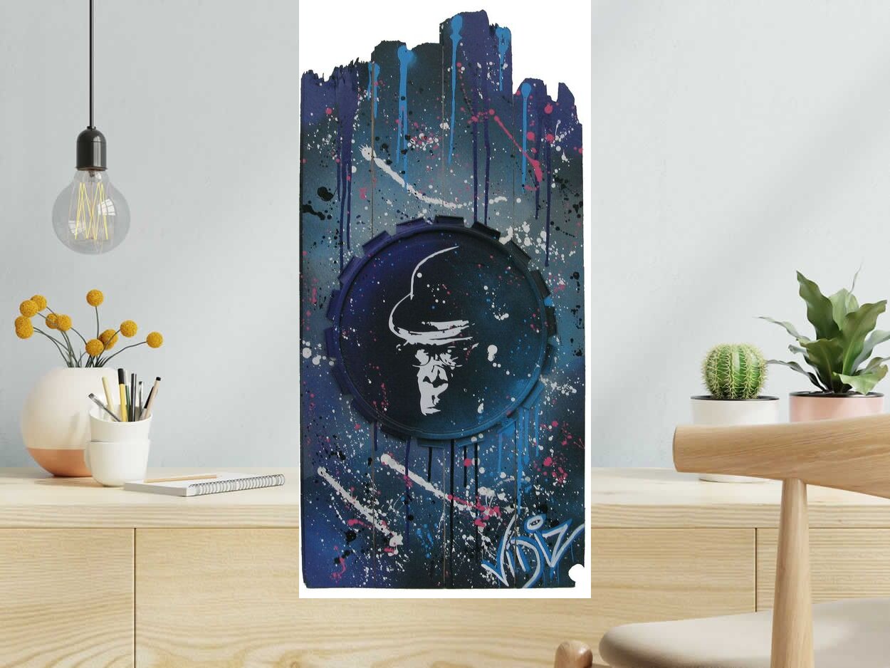 Tableau de VIDIZ a pour titre  GORILLE 2 style graphique dim : VIDIZprix:350