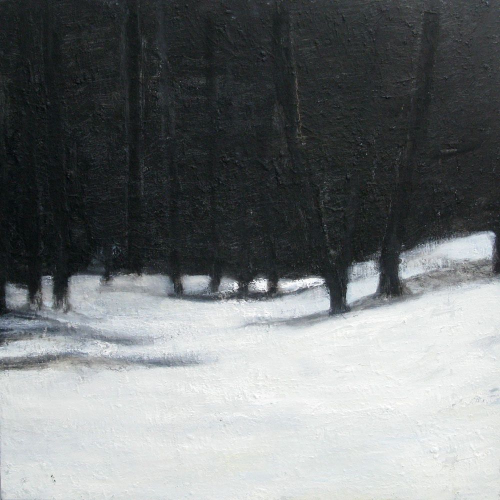 Tableau de PASCALE JACQUEMOND a pour titre  NEIGE style abstrait dim : PASCALE JACQUEMONDprix:850
