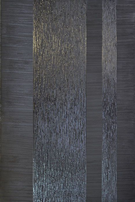 Peinture abstraite grande taille noir PEINTURE 02-2023-11 – ALAIN BECANNE – 80 × 120 cm