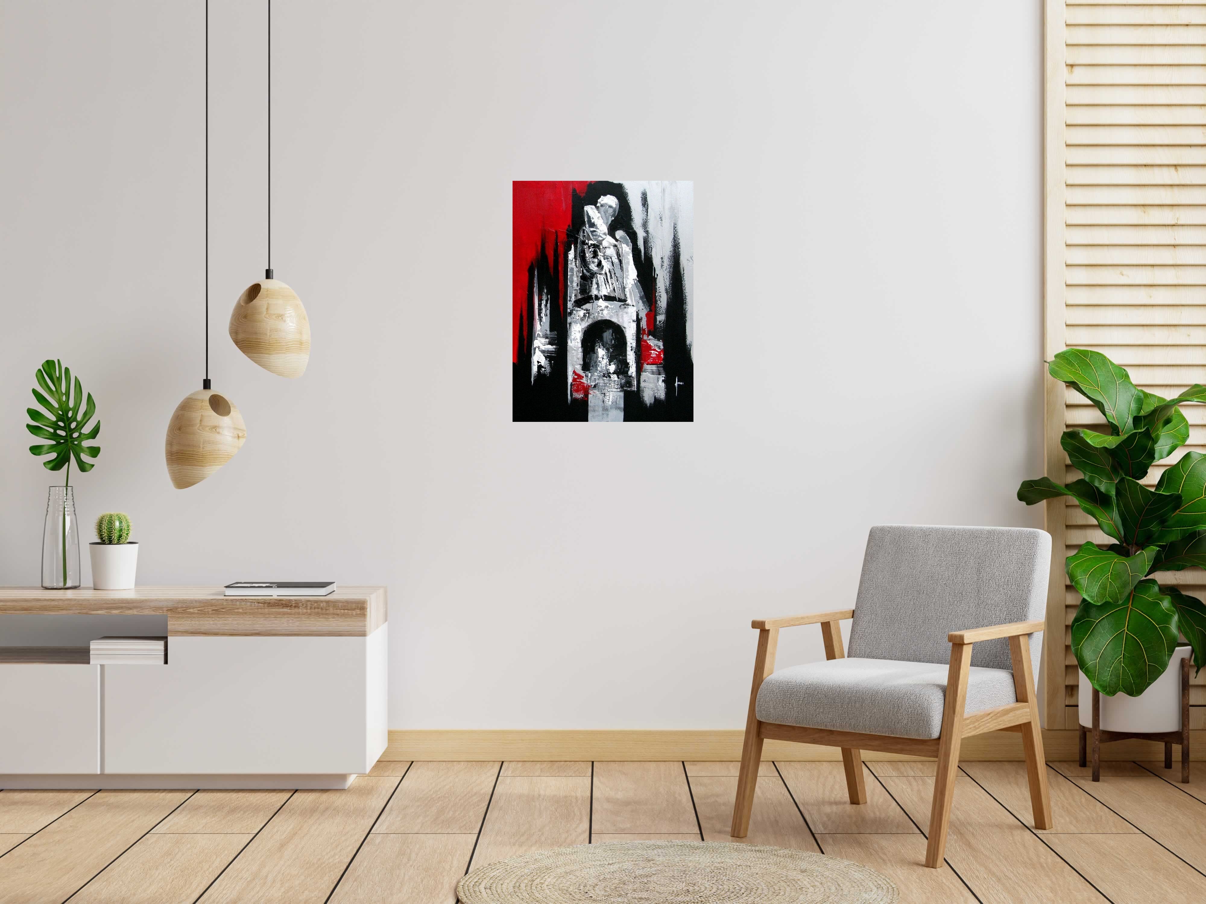 Peinture Persistance de FARID AMRAR dans un intérieur – 60 × 80 cm