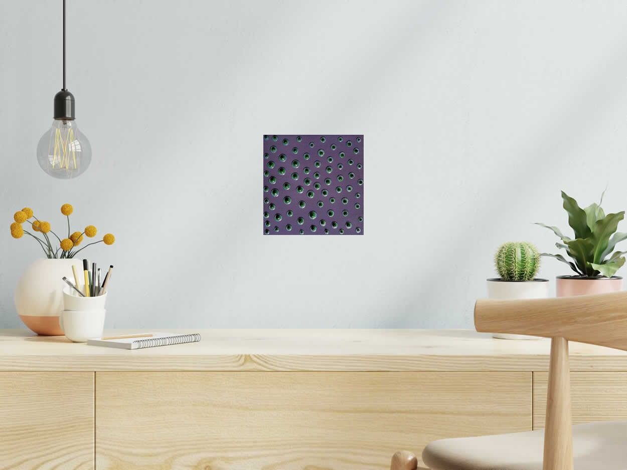 Peinture Sky 8 de NASH dans un intérieur – 20 × 20 cm