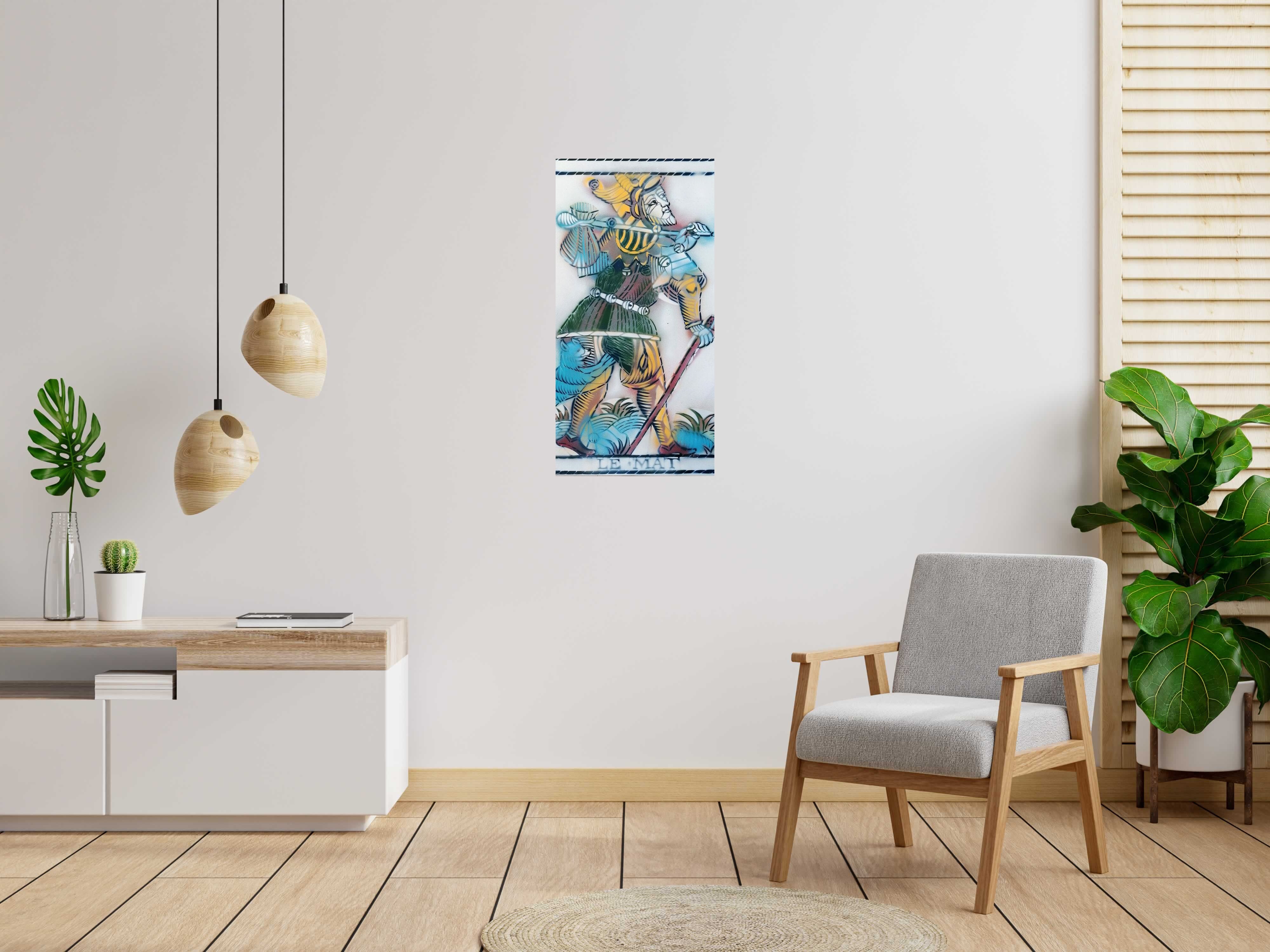 Peinture LE MAT de ARTISTE OUVRIER dans un intérieur – 50 × 100 cm