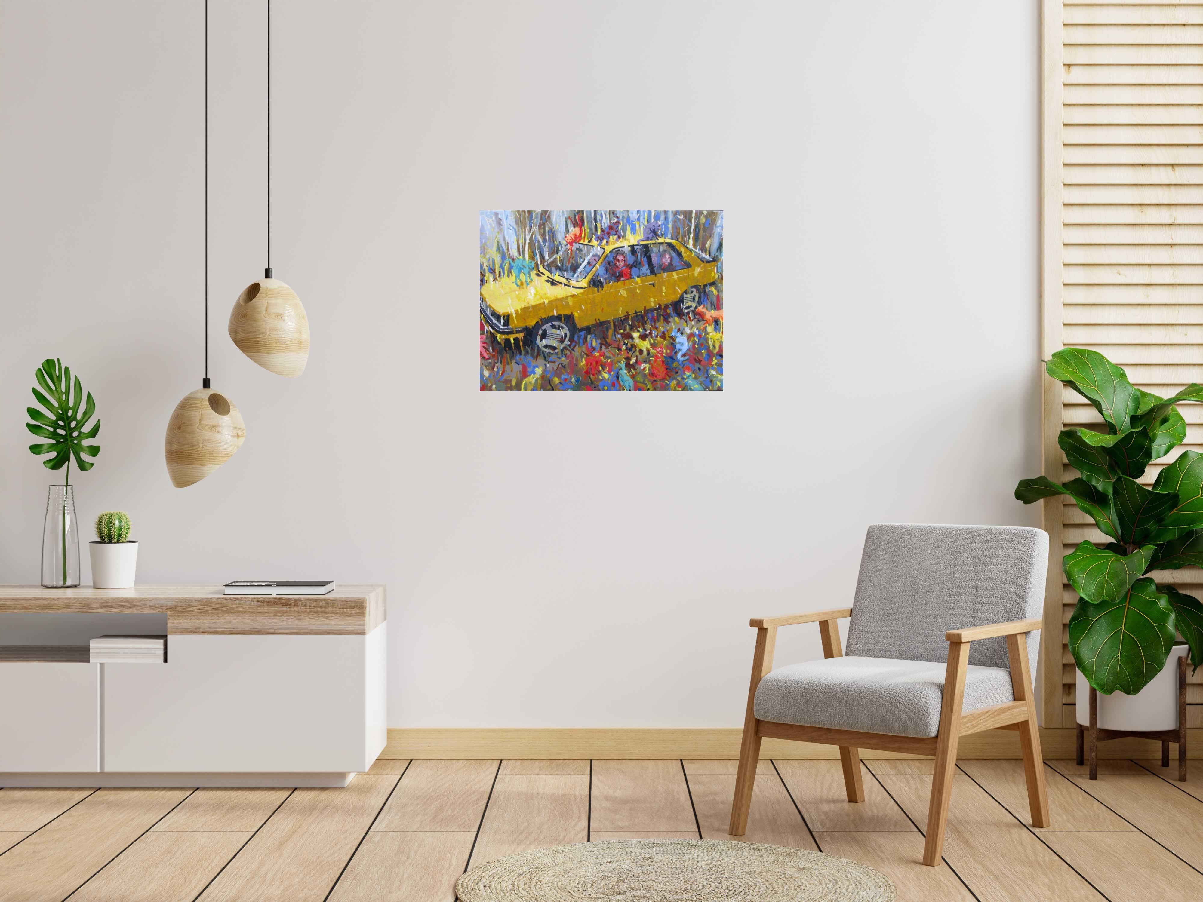 Peinture En de HEATON RUDYARD dans un intérieur – 81 × 60 cm