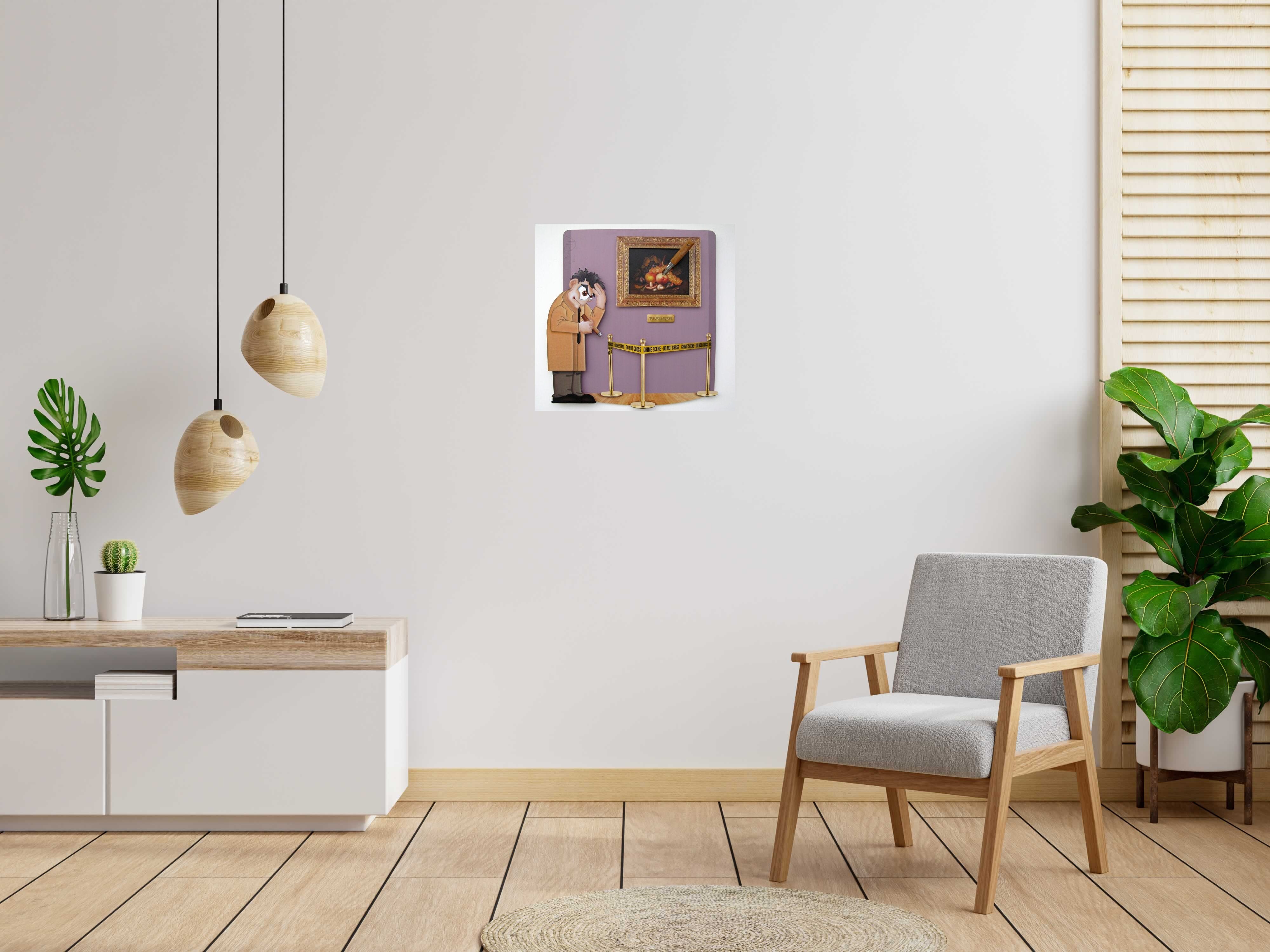 Peinture Pitre Vs nature morte de L'ARTISTE PITRE dans un intérieur – 63 × 59 cm