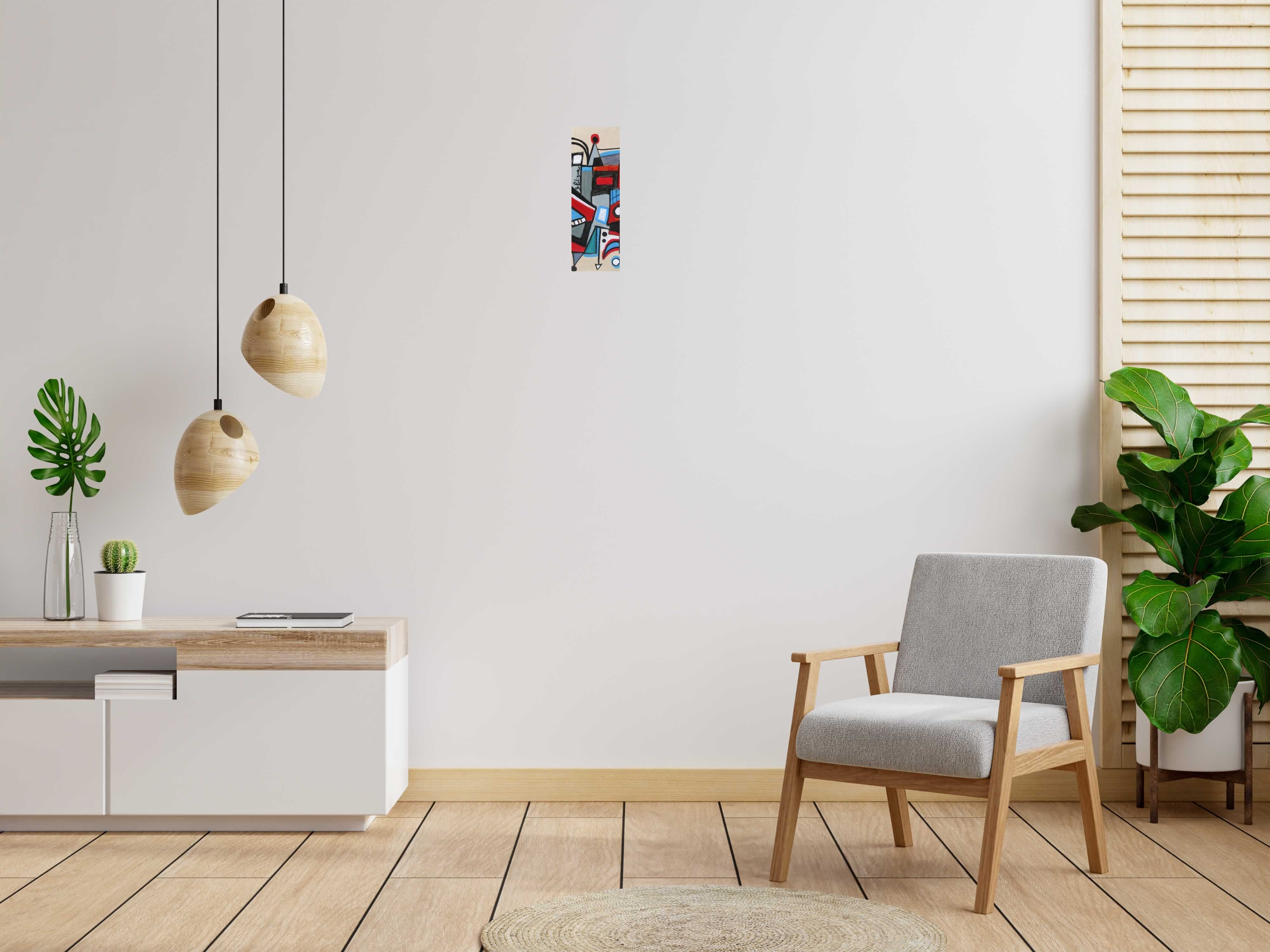 Peinture The mess de Daniel De POLIGNAC dans un intérieur – 40 × 120 cm